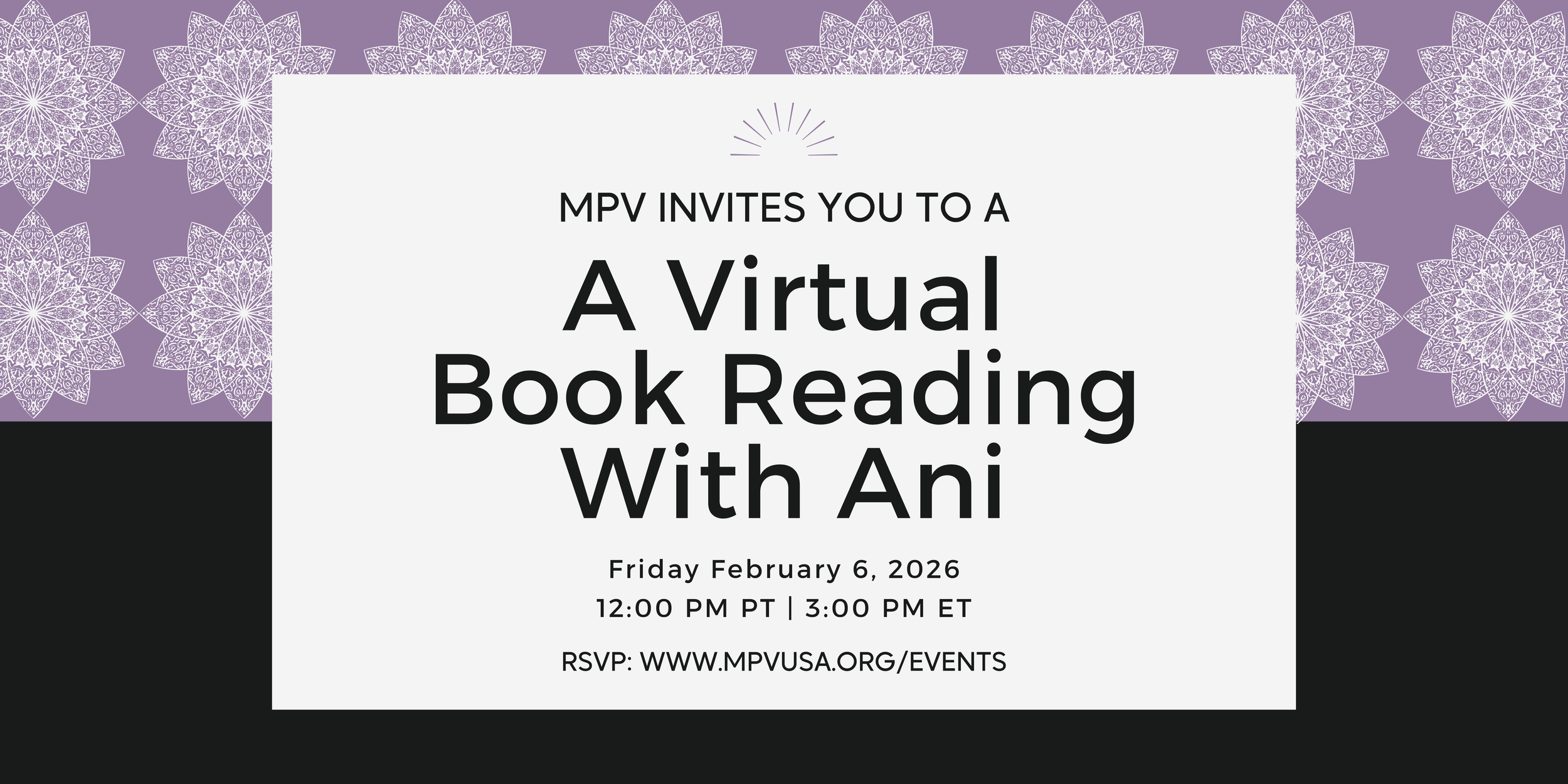 A Virtual Book Talk With Ani