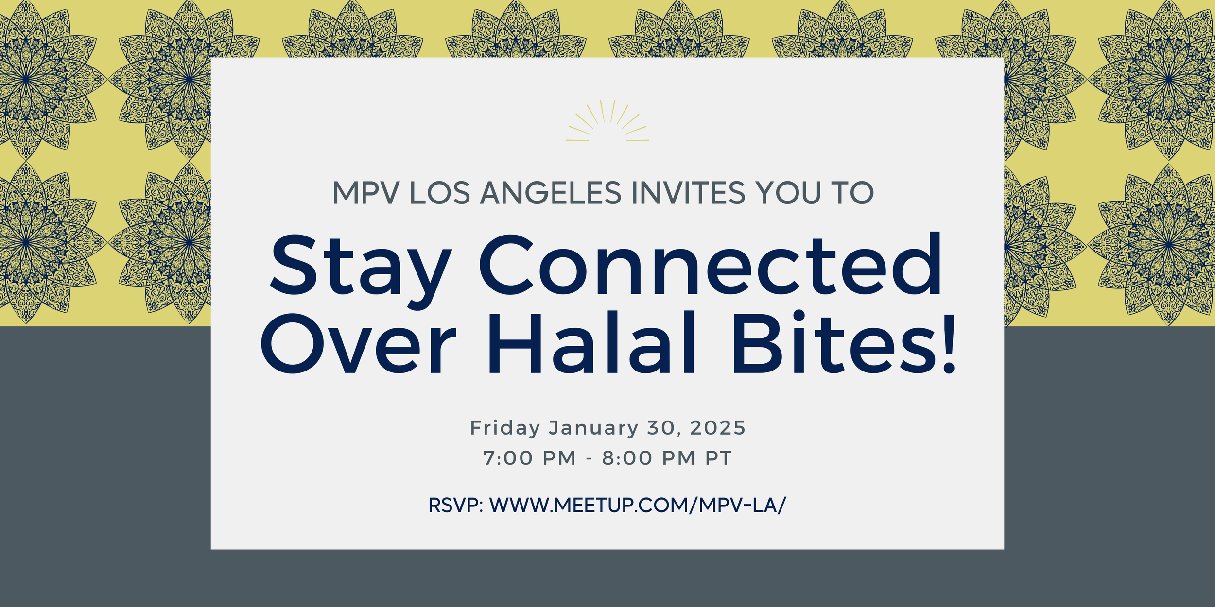 MPV LA - Staying Connected Over Halal Bites