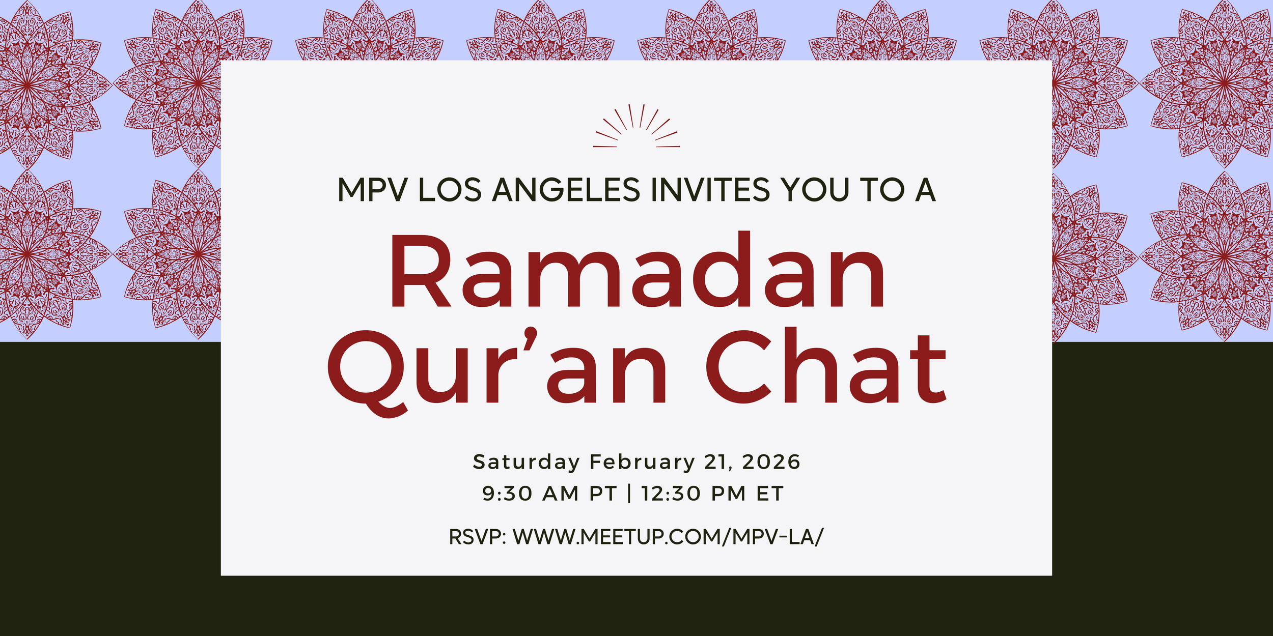 MPV Los Angeles - Ramadan Qur'an Chat