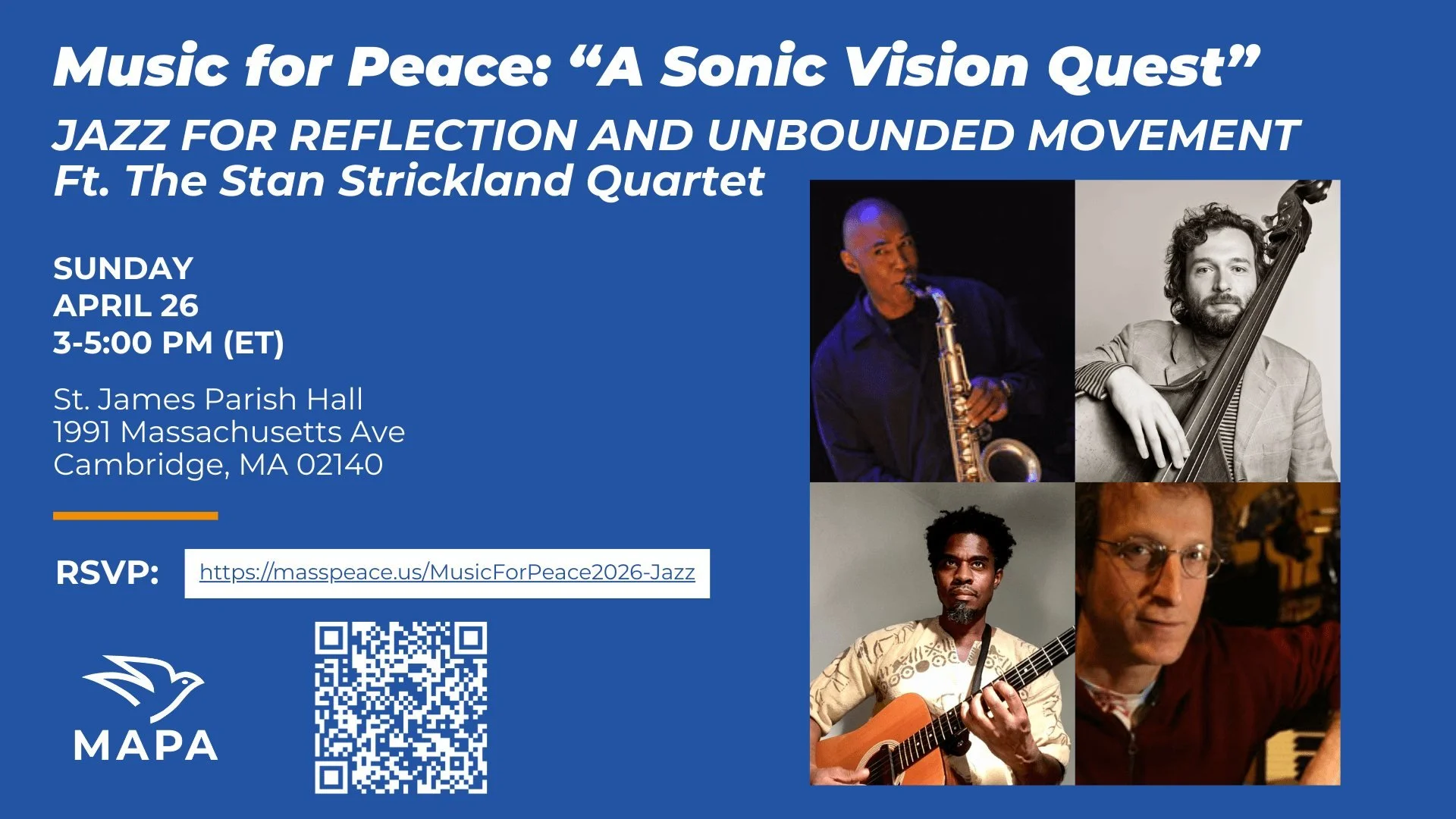 MPV Boston - Music for Peace: "A Sonic Vision Quest" Jazz Concert