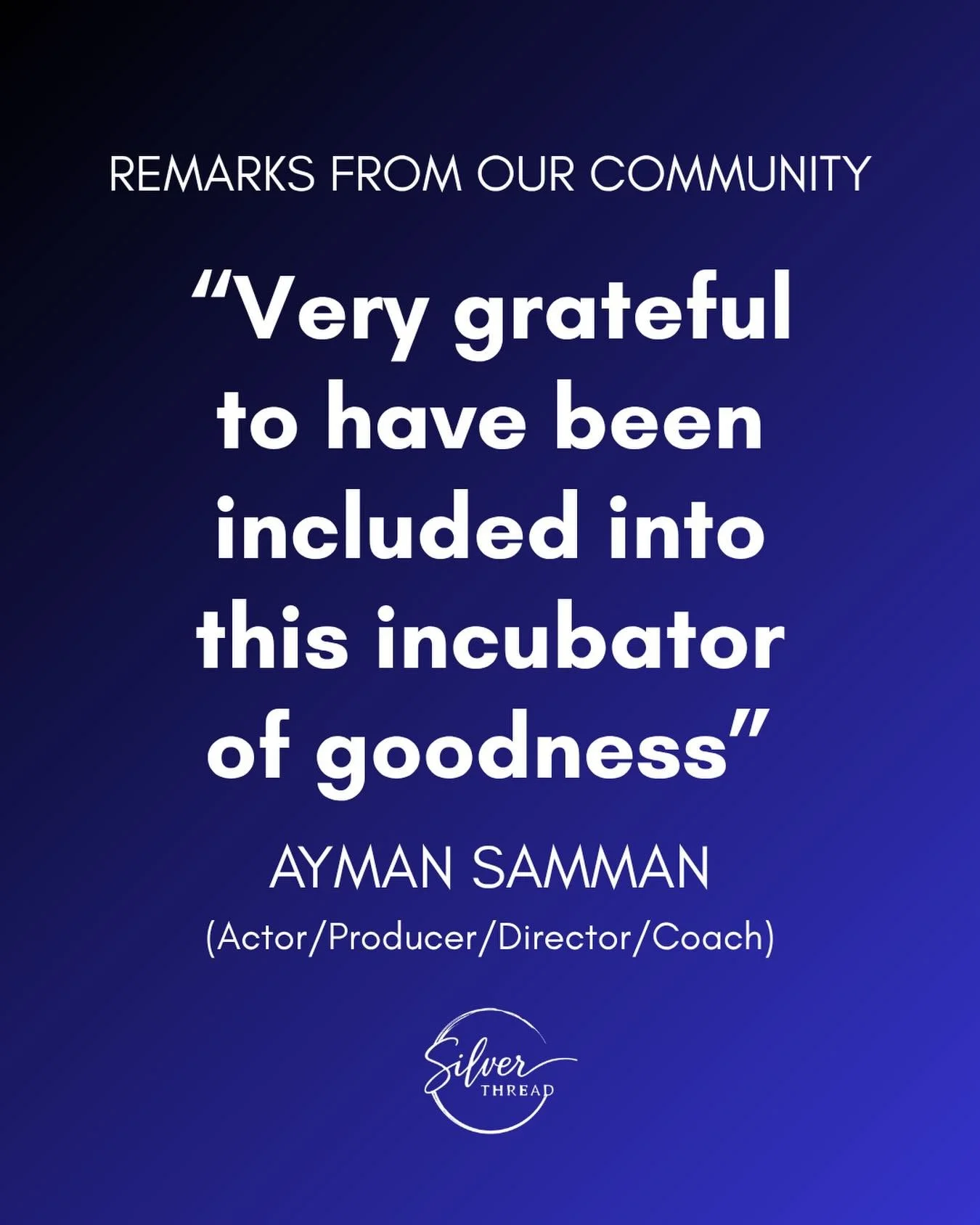 At our core, the Silver Thread Collective is rooted in a genuine desire to offer a space for Muslim creators to nurture an American Muslim identity and culture through art and creative expression. We&rsquo;re so grateful to be able to offer a space o