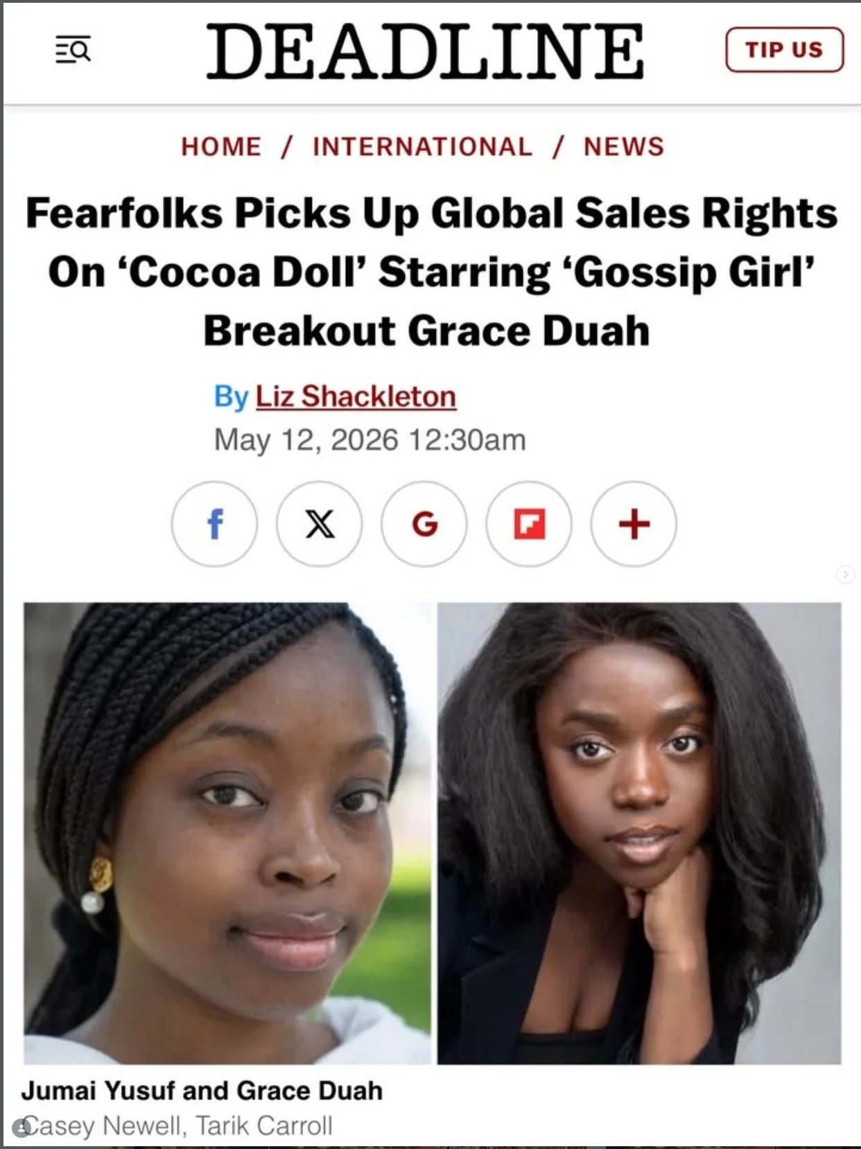 Congratulations to Silver Thread Community Arts Grant recipient @iamjumaii iand the team behind on this exciting milestone!

So proud to support the project through our grants, and we&rsquo;re thrilled to see the film continue its journey with FearFo
