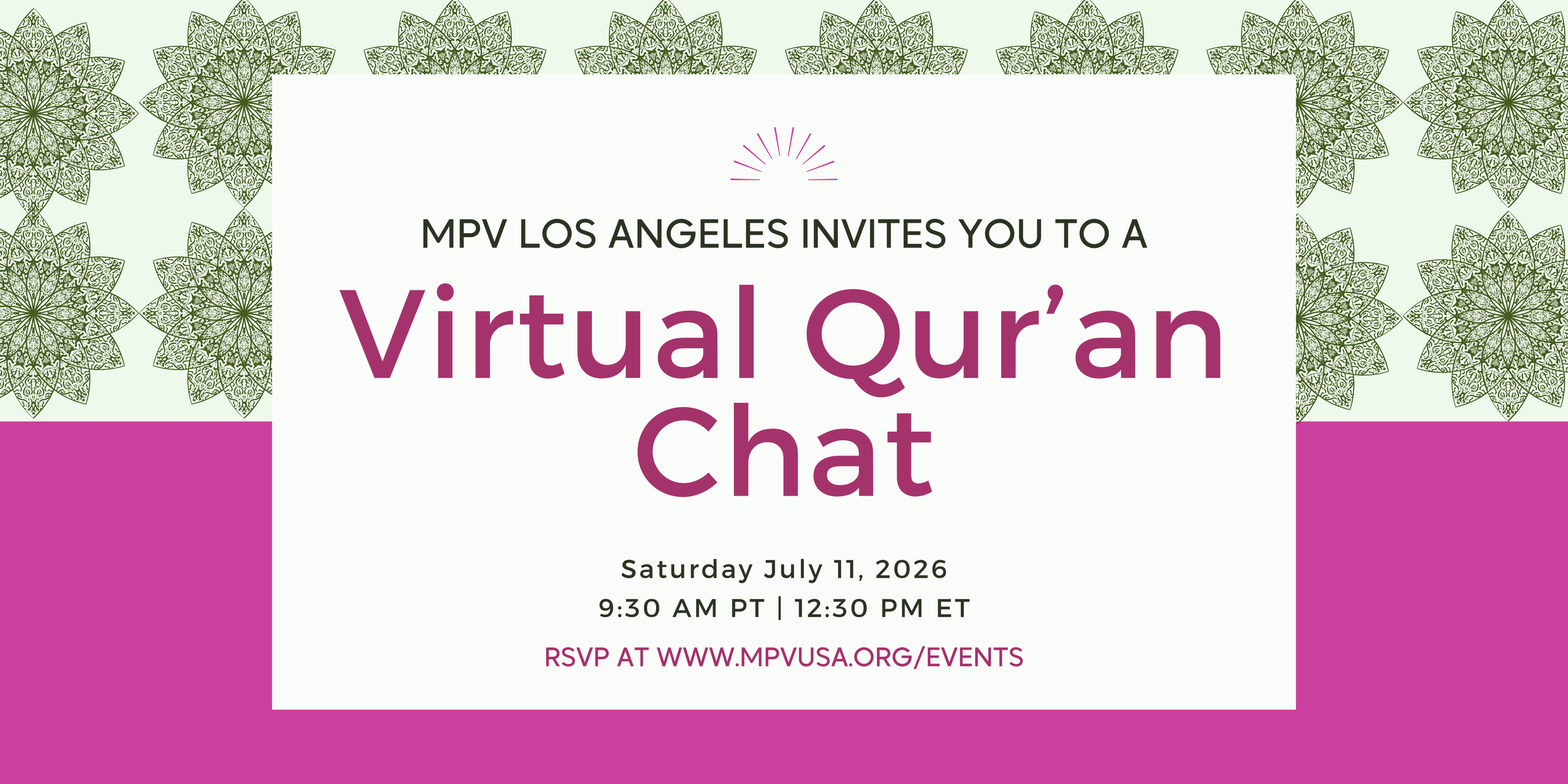 MPV Los Angeles: Virtual Qur'an Chat
