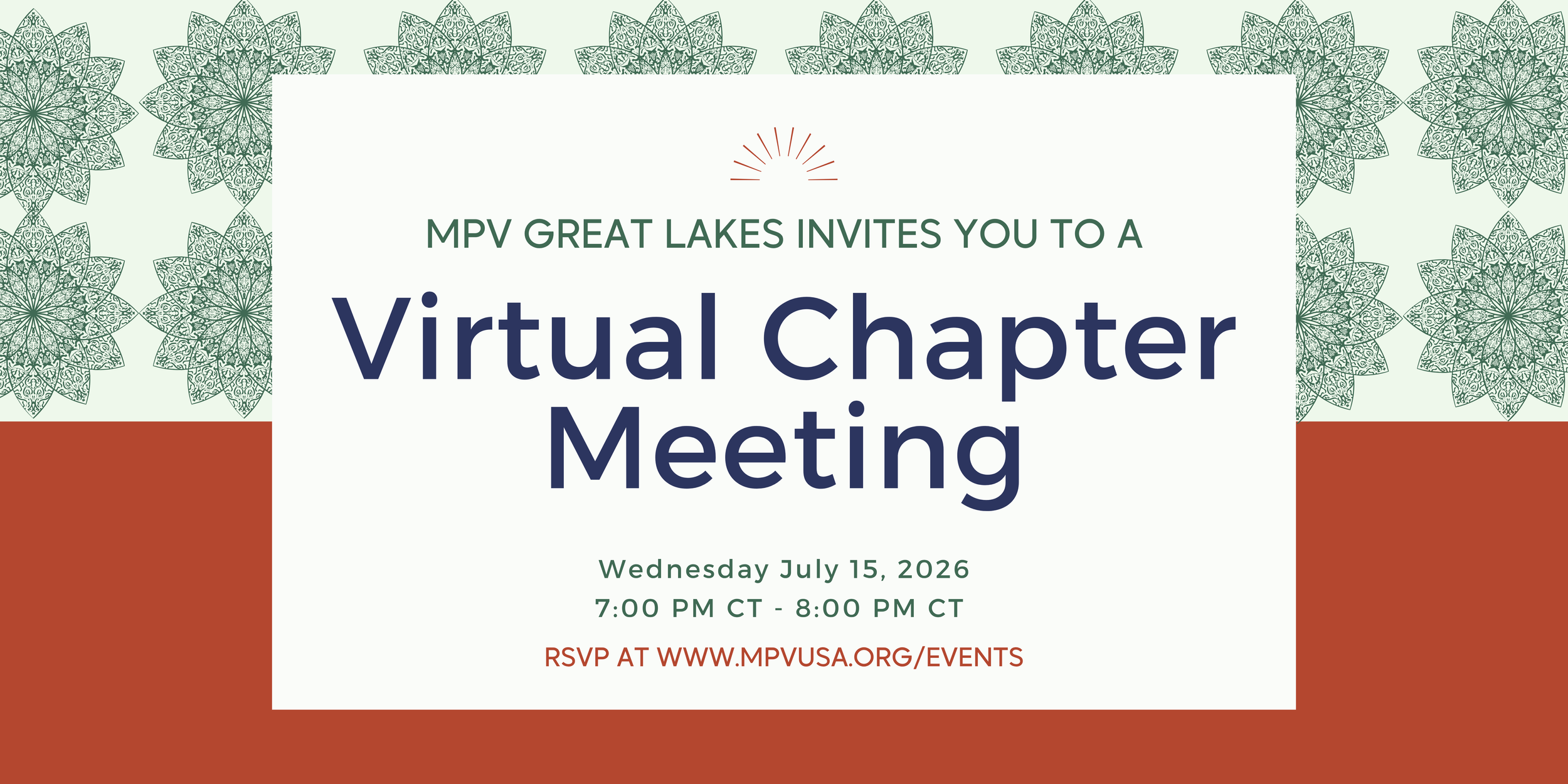 MPV Great Lakes: Virtual Chapter Meeting