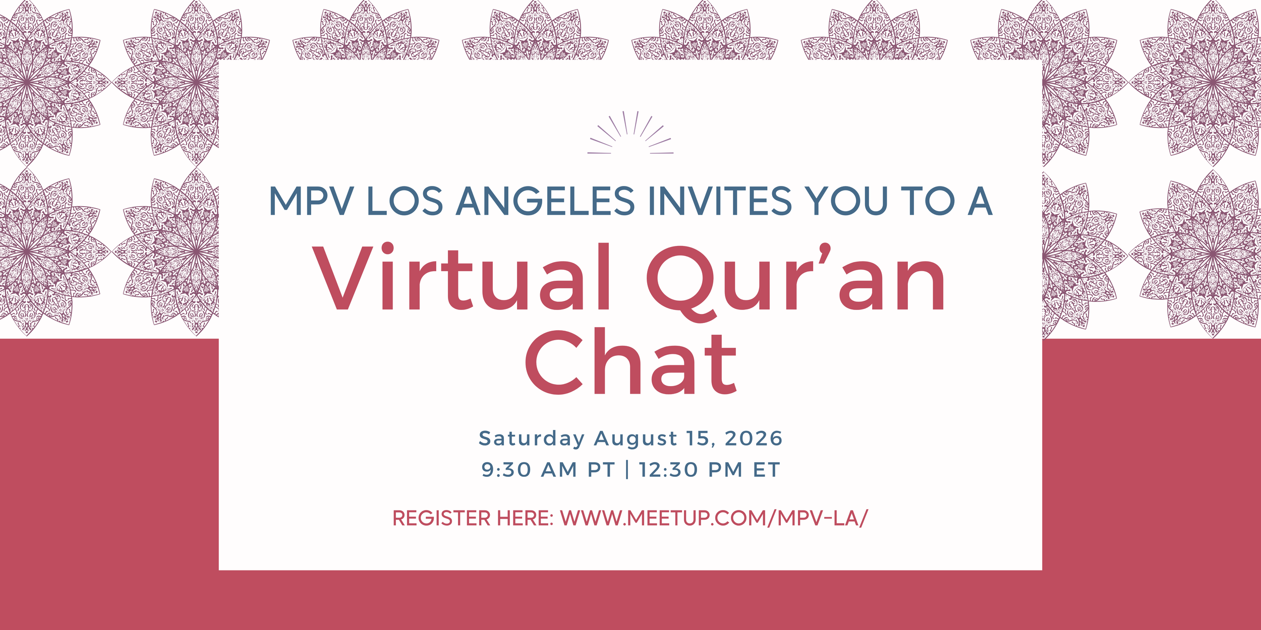 MPV Los Angeles: Virtual Qur'an Chat