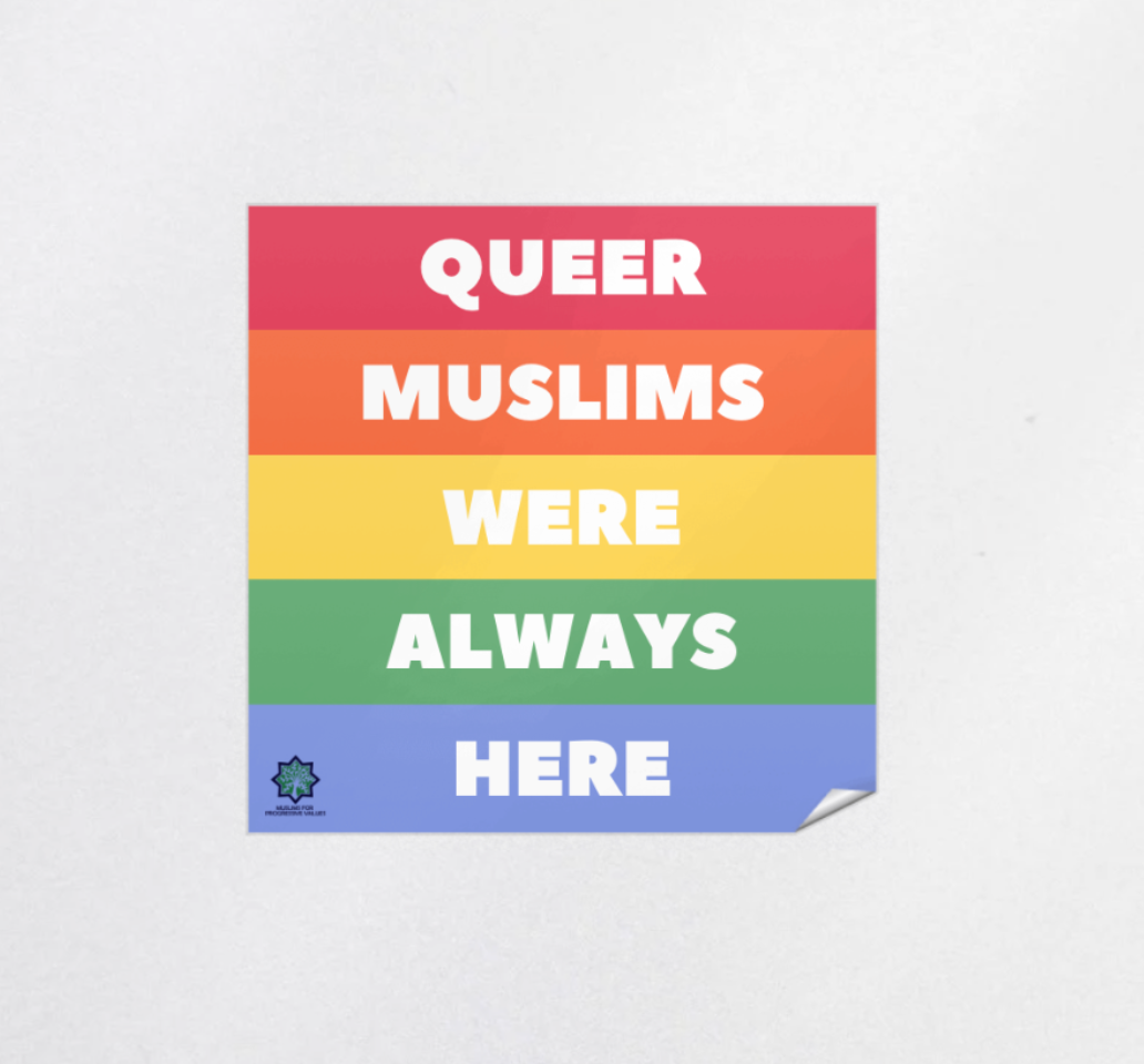 Queer Muslims Sticker