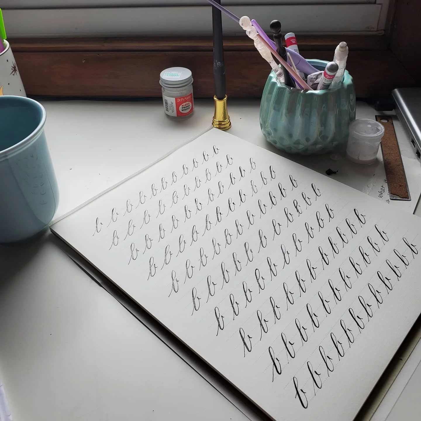 Rainy days are made for calligraphy practice

#handletter #handlettering #handletteringpractice #handlettered #calligraphylettering #calligraphy #copperplate #copperplatecalligraphy #copperplatescript #copperplatepractice