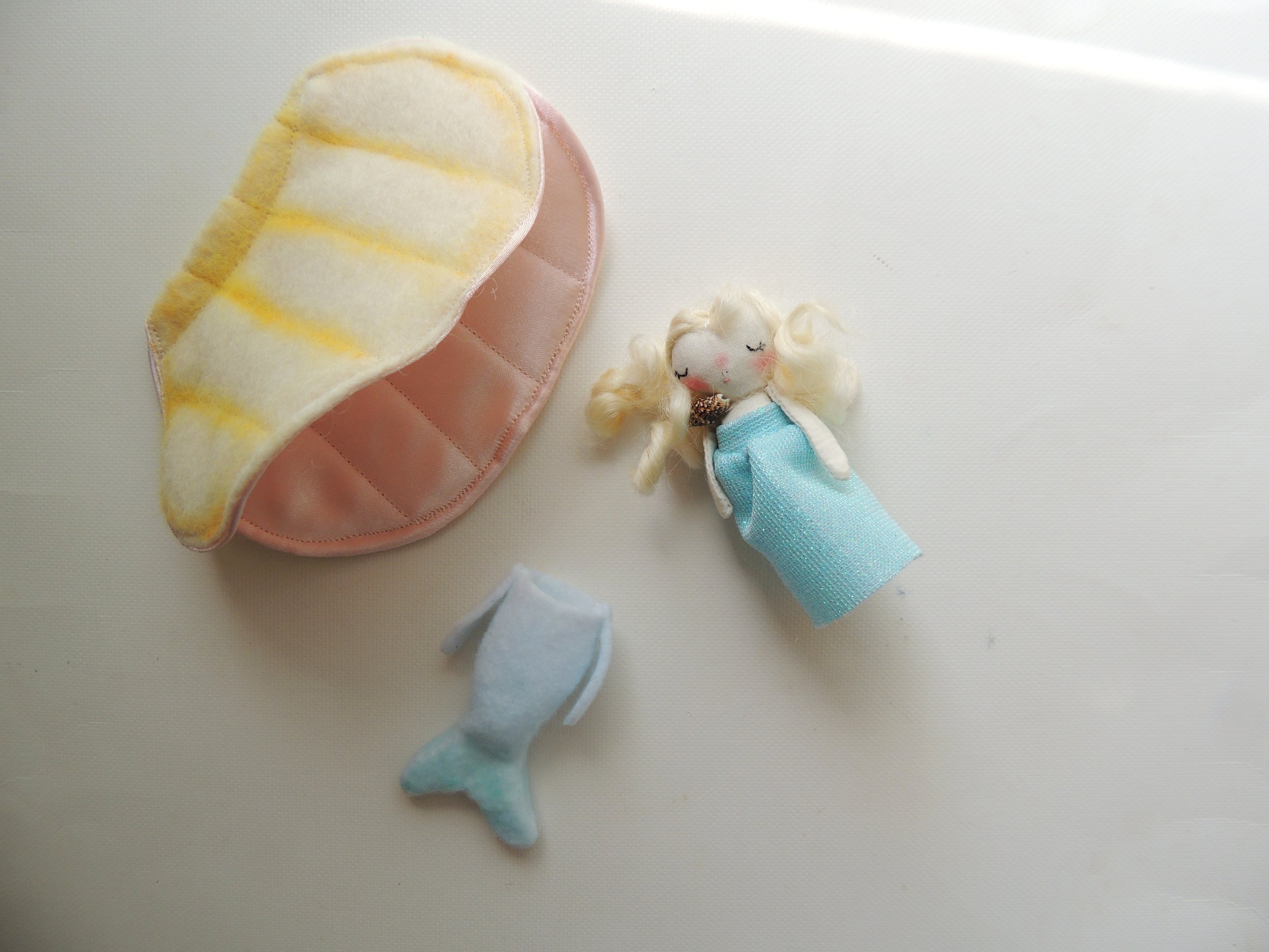 Custom Wee Mermaid and Shell Set