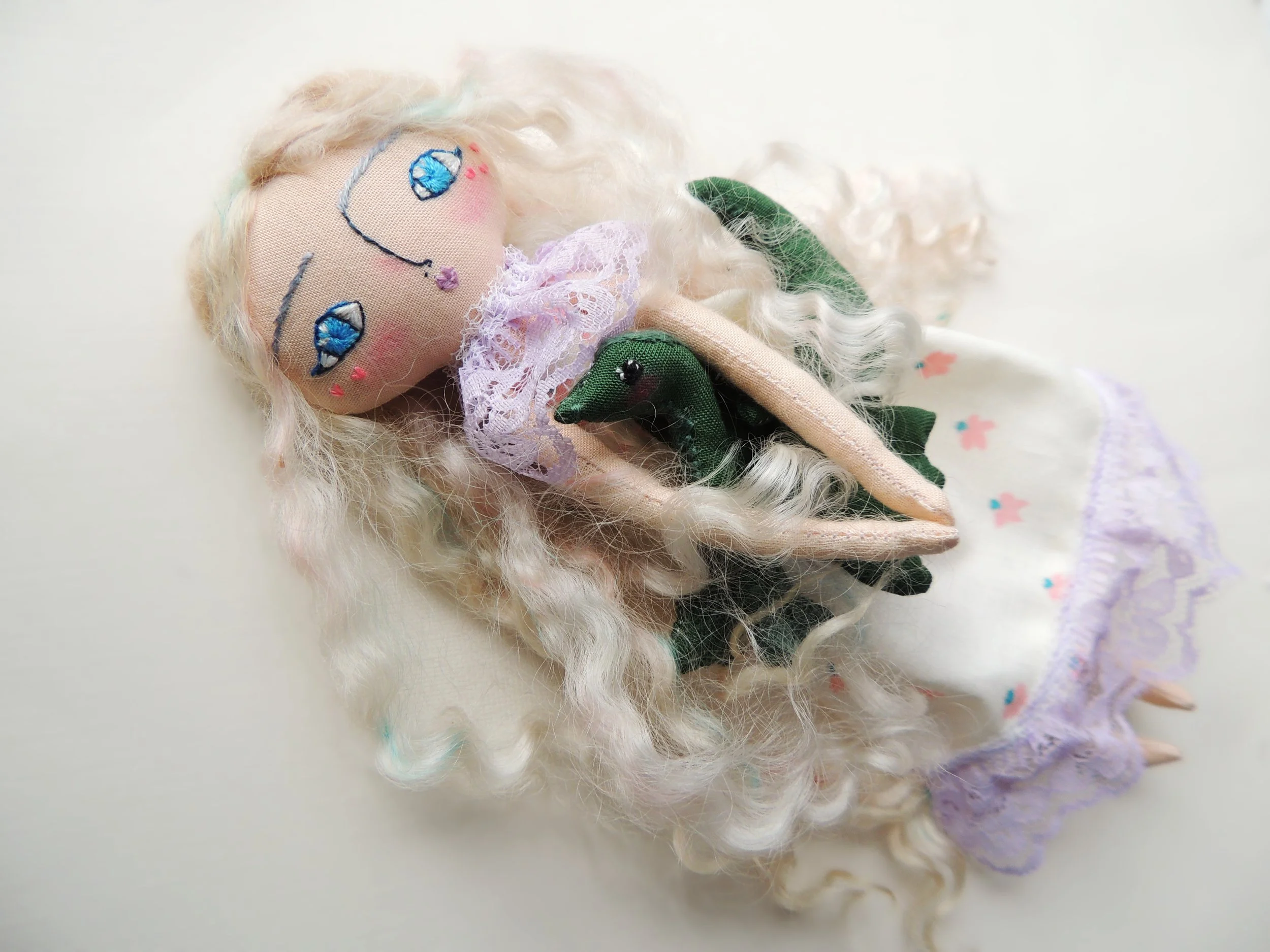 Luella and her baby dragon