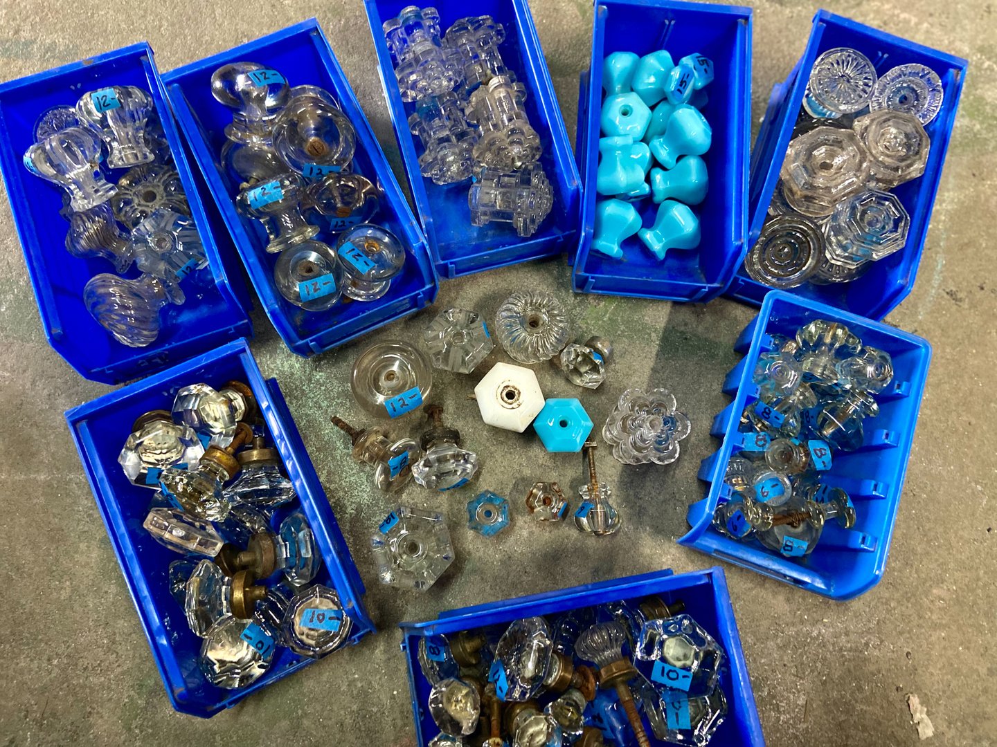 Crystal &amp; Porcelain Knobs