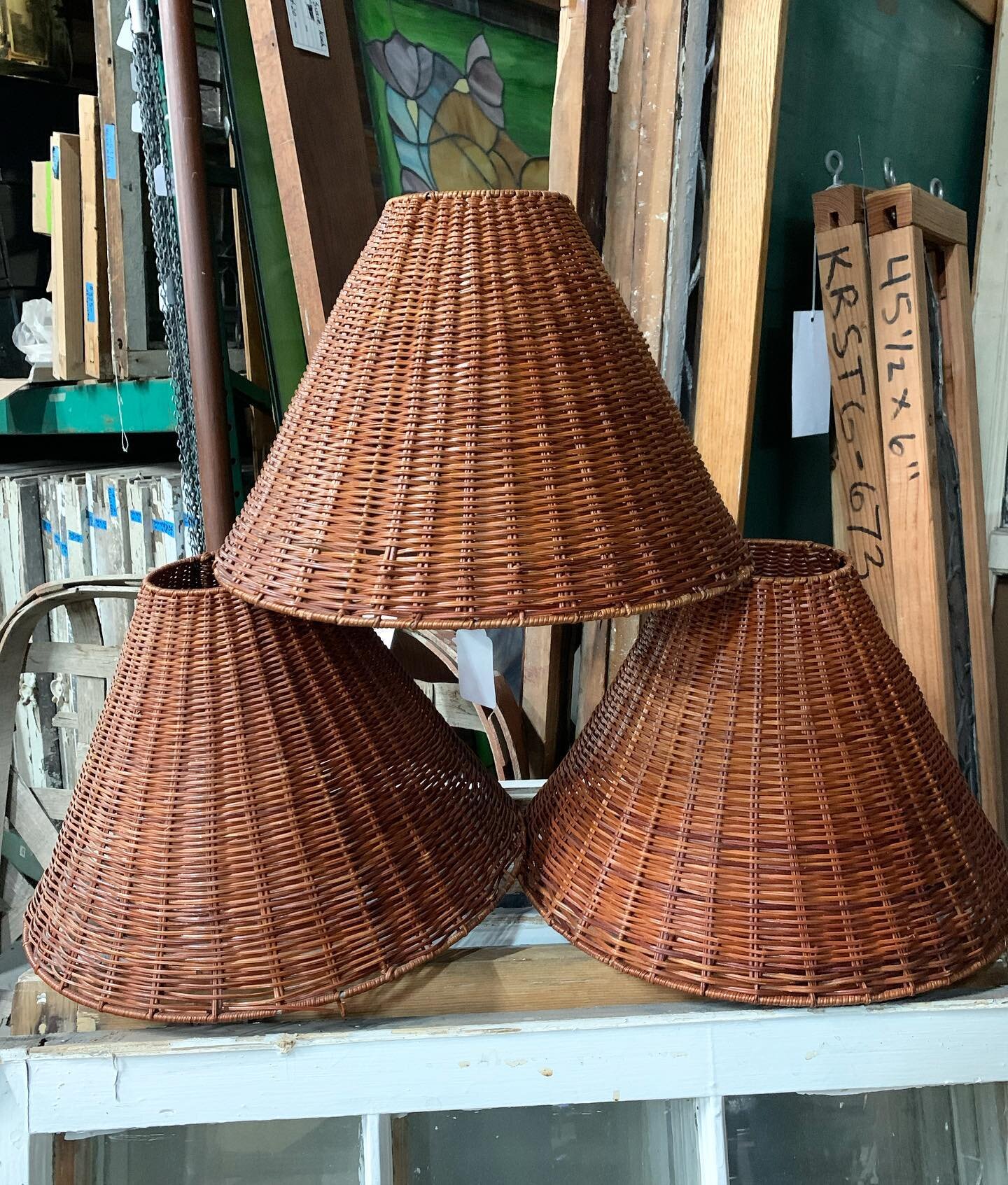 Details- a woven shade on a ceramic lamp, quaint numbers, beautiful sconces #antiques #design #interiors #interiordesign #salvage #shoptampa #tampaantiques #tampavintage