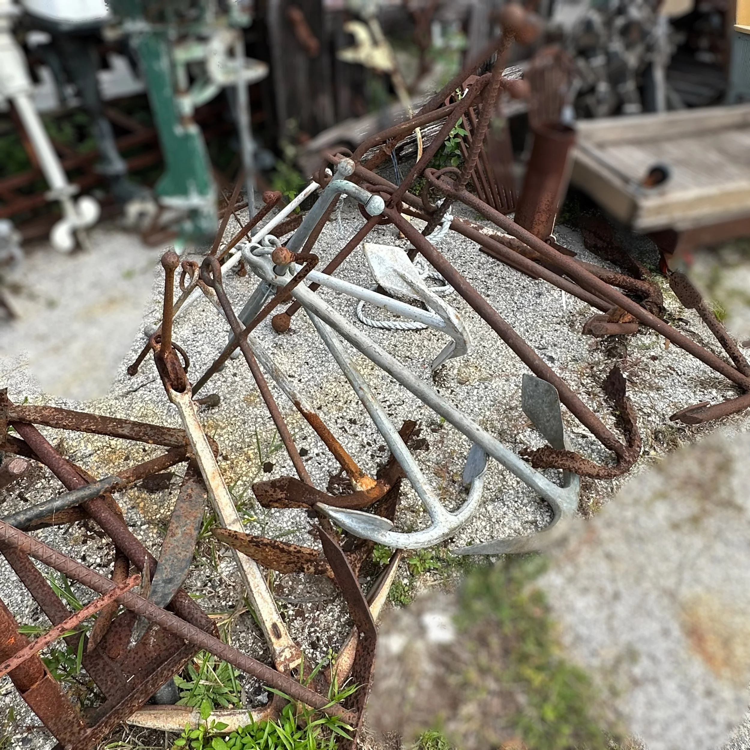 Large Maritime Anchors — Schiller's Salvage Tampa, Florida