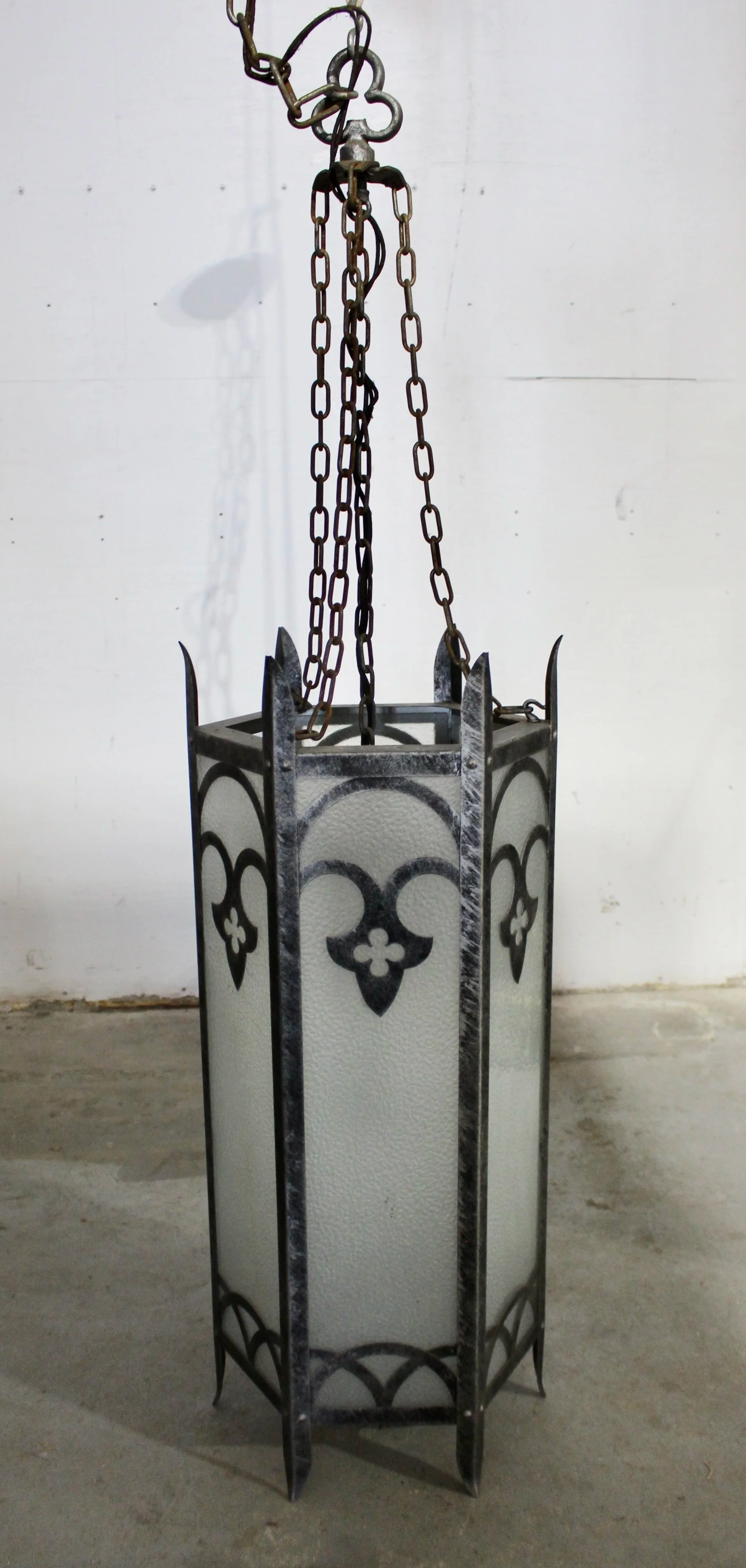 Antique Metal Gothic Hanging Pendent