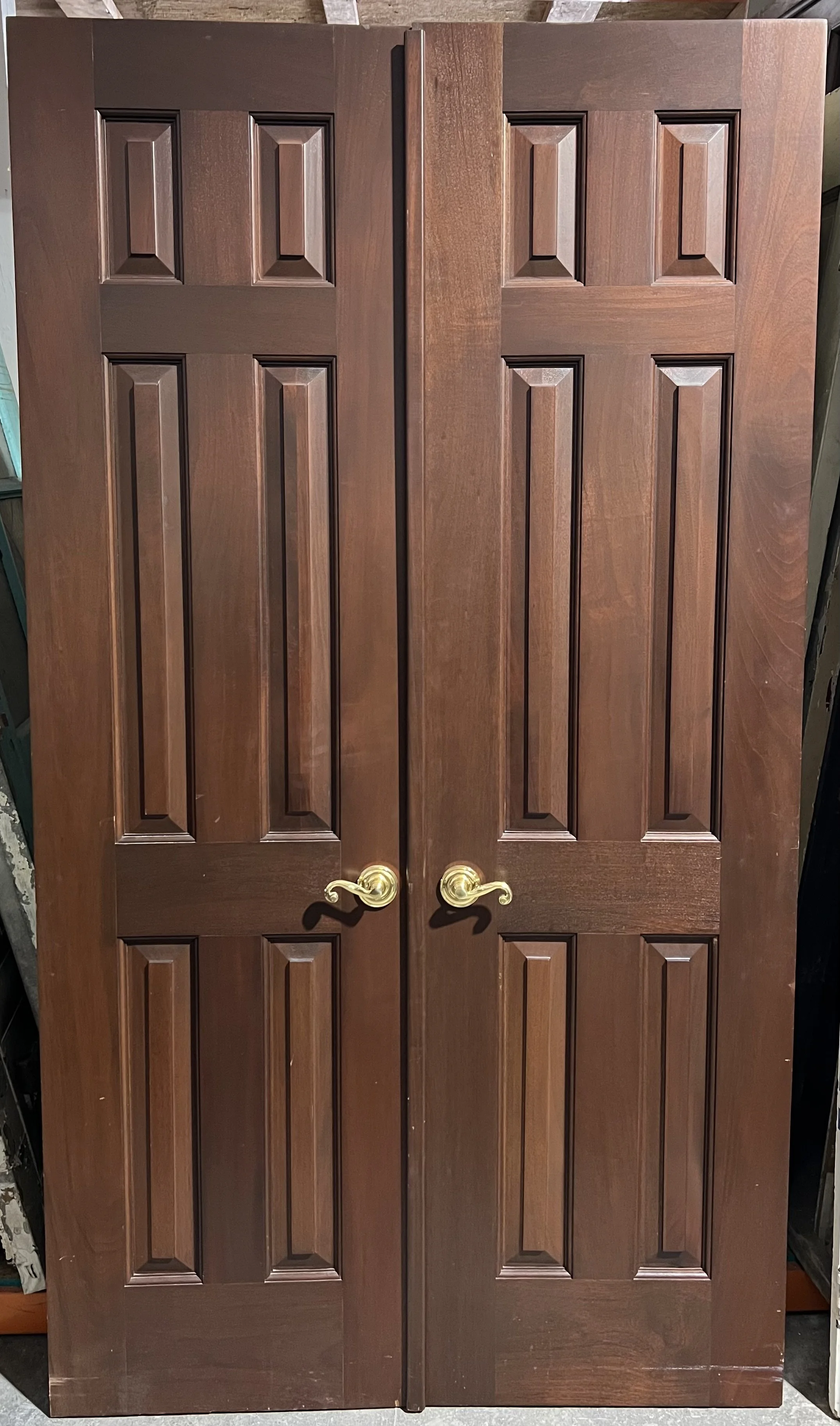 Solid Mahogany double doors
