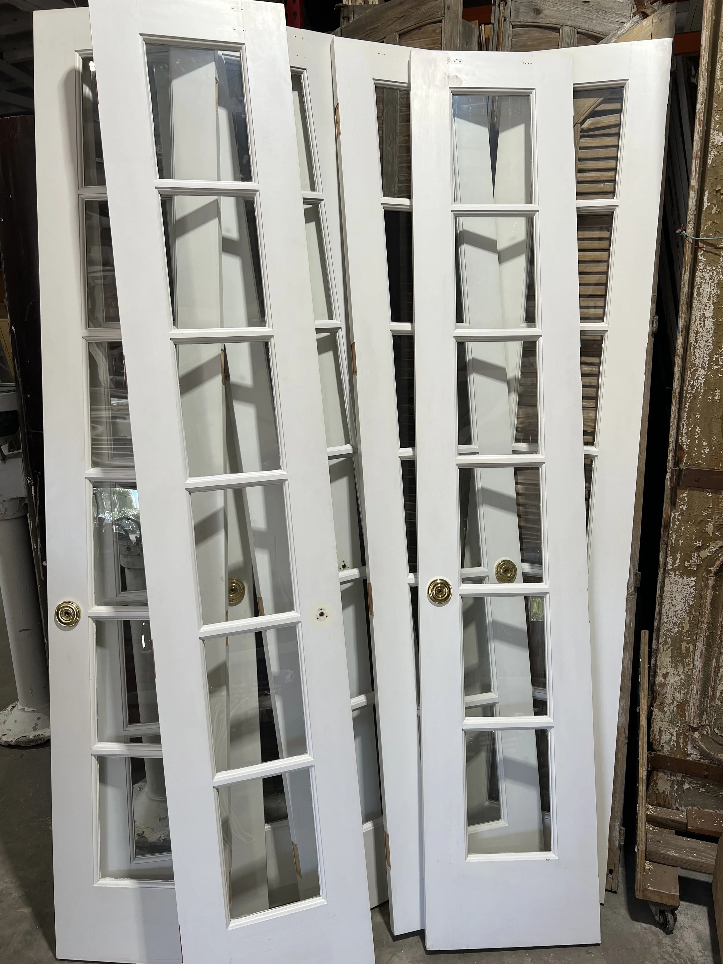 French doors w/beveled glass