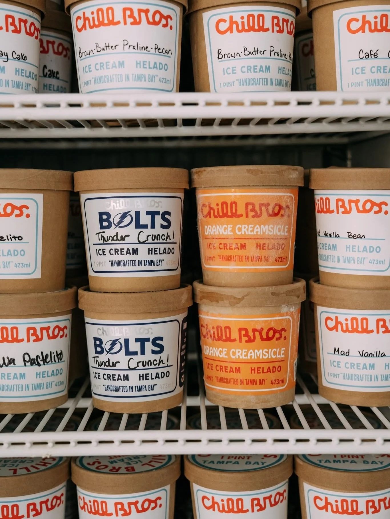 Don’t miss our Tampa team’s favorite flavors ππ
ππOrange Creamsicle @buccaneers 
Madagascar vanilla ice cream infused with orange zest and mixed with fresh-squeezed Florida OJ
Enter @floridamilk giveaway through the link in our bio!