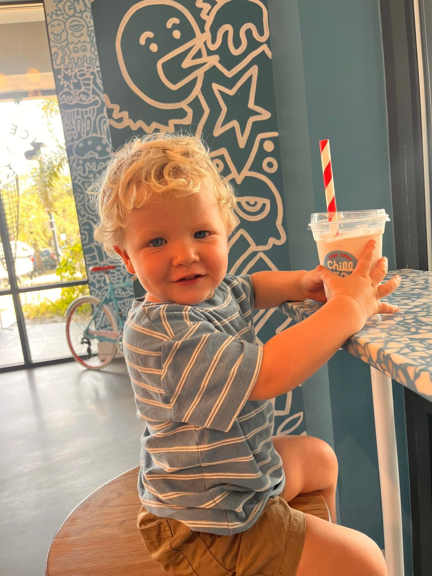 little man big milk shake. π₯€