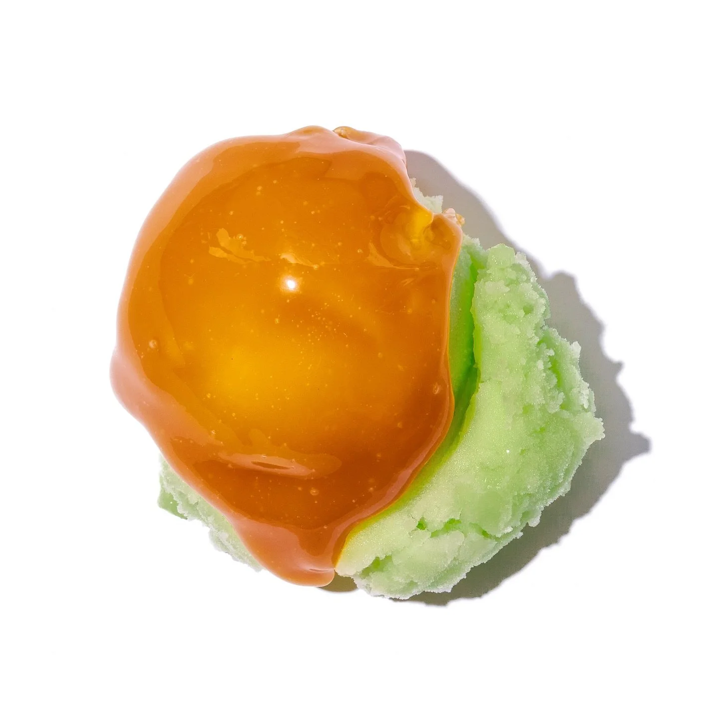 Swipe to see a naked Apple Sorbetto scoop! 🍏

Come in for a scoop of Apple Sorbetto topped with our house made Caramel sauce!