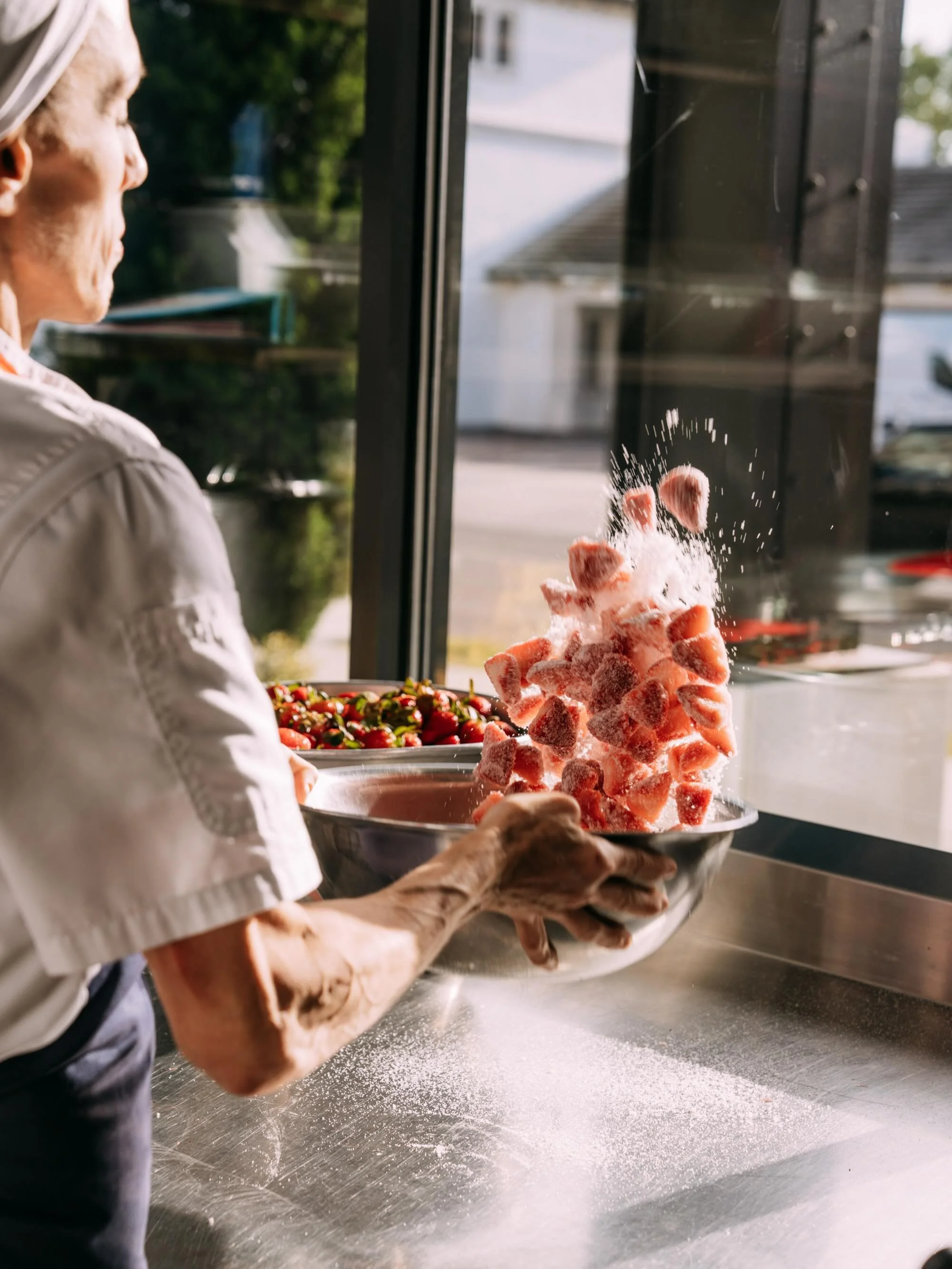 Behind the scenes at Chill Bros, where the sweet stuff happens. 🍒 🍨✨