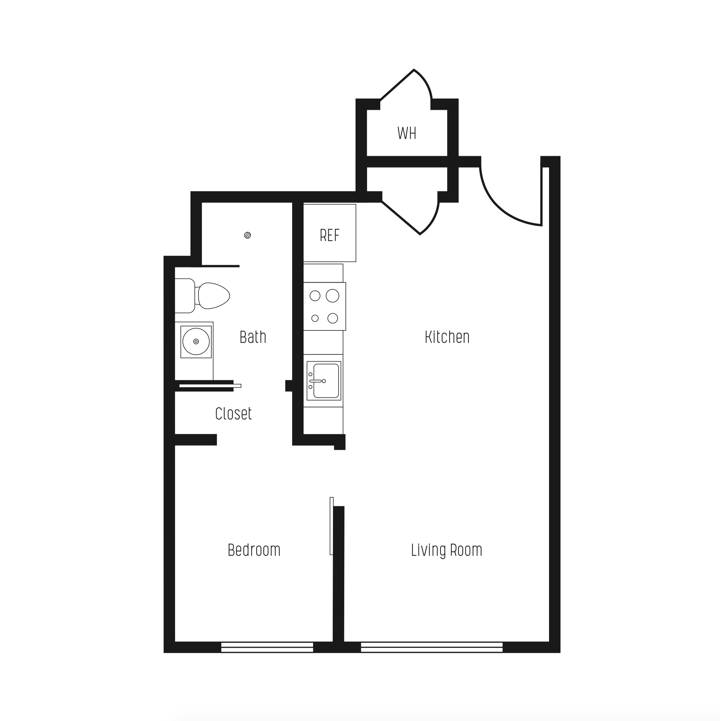 Harlow Apartments Downtown Columbus, Ohio Studio and 1 Bedroom