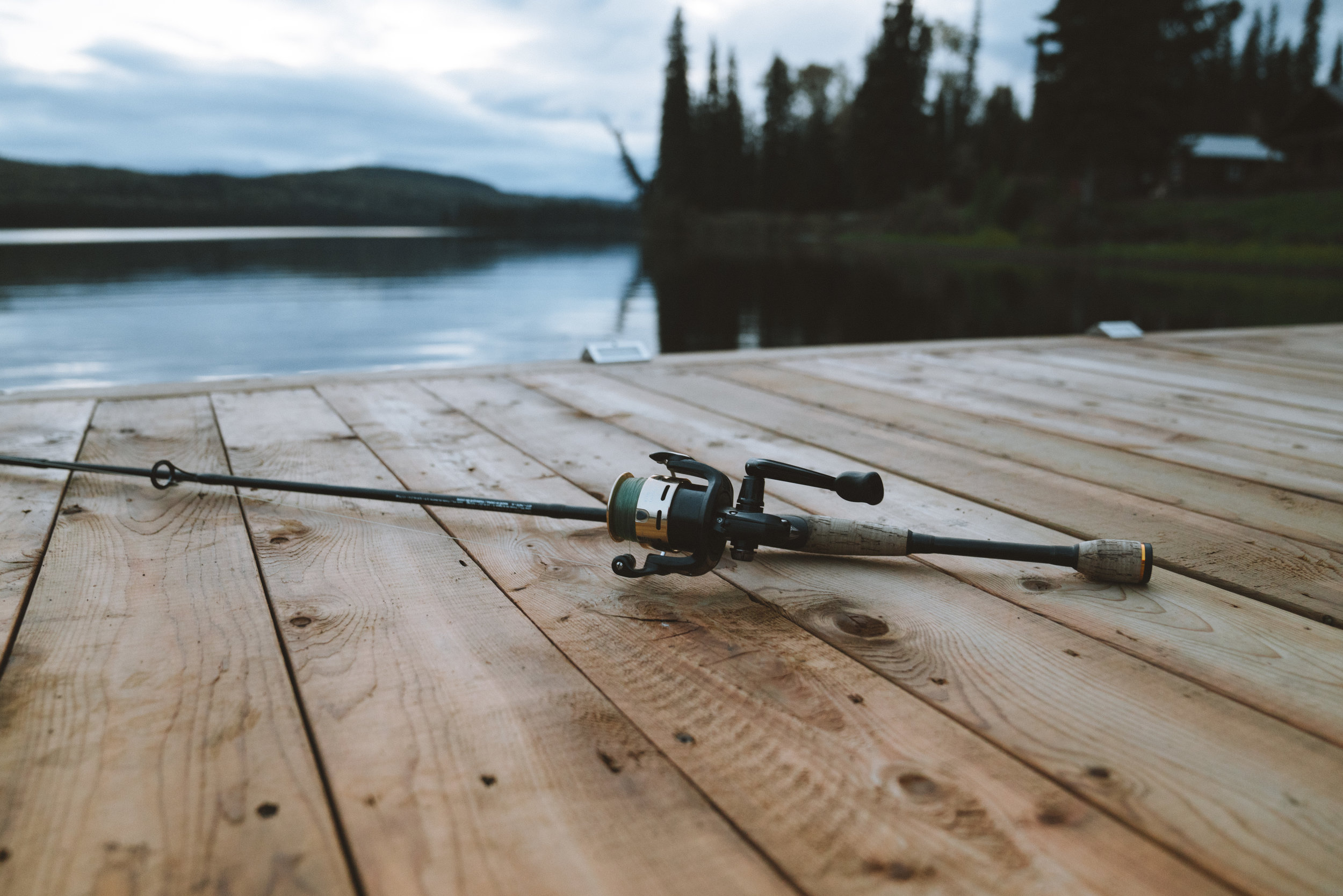 Fishing Pole at Batnuni Lake Resort