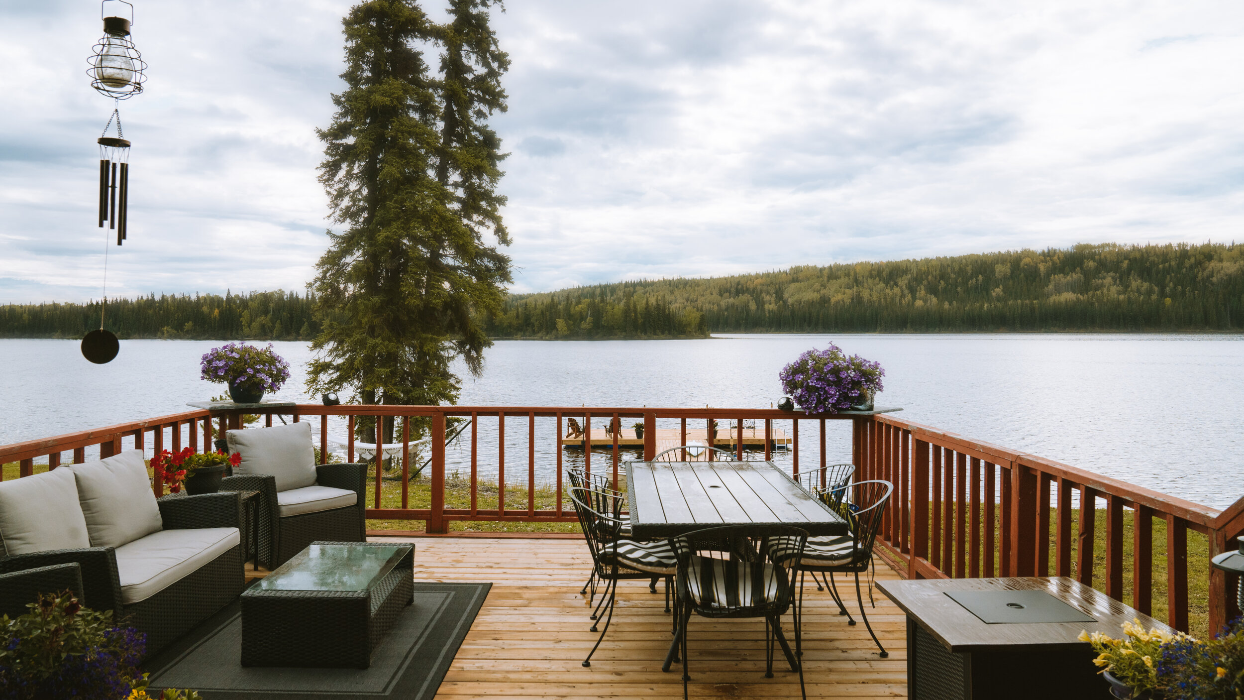 Patio View at Batnuni Lake Resort