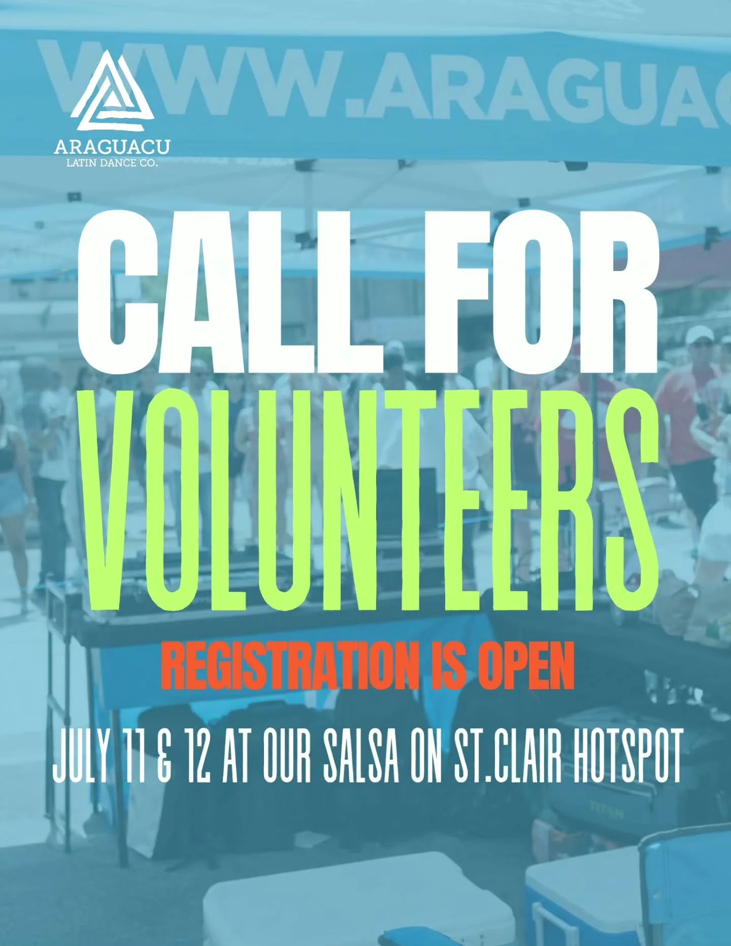 WE ARE RETURNING TO SALSA ON ST. CLAIR! 🎉🔥

For the first time since 2022, Araguacu is back on the street with our very own hotspot booth, and we need **YOU** to help us make our grand return unforgettable!

@salsaintoronto is the heartbeat of Toro
