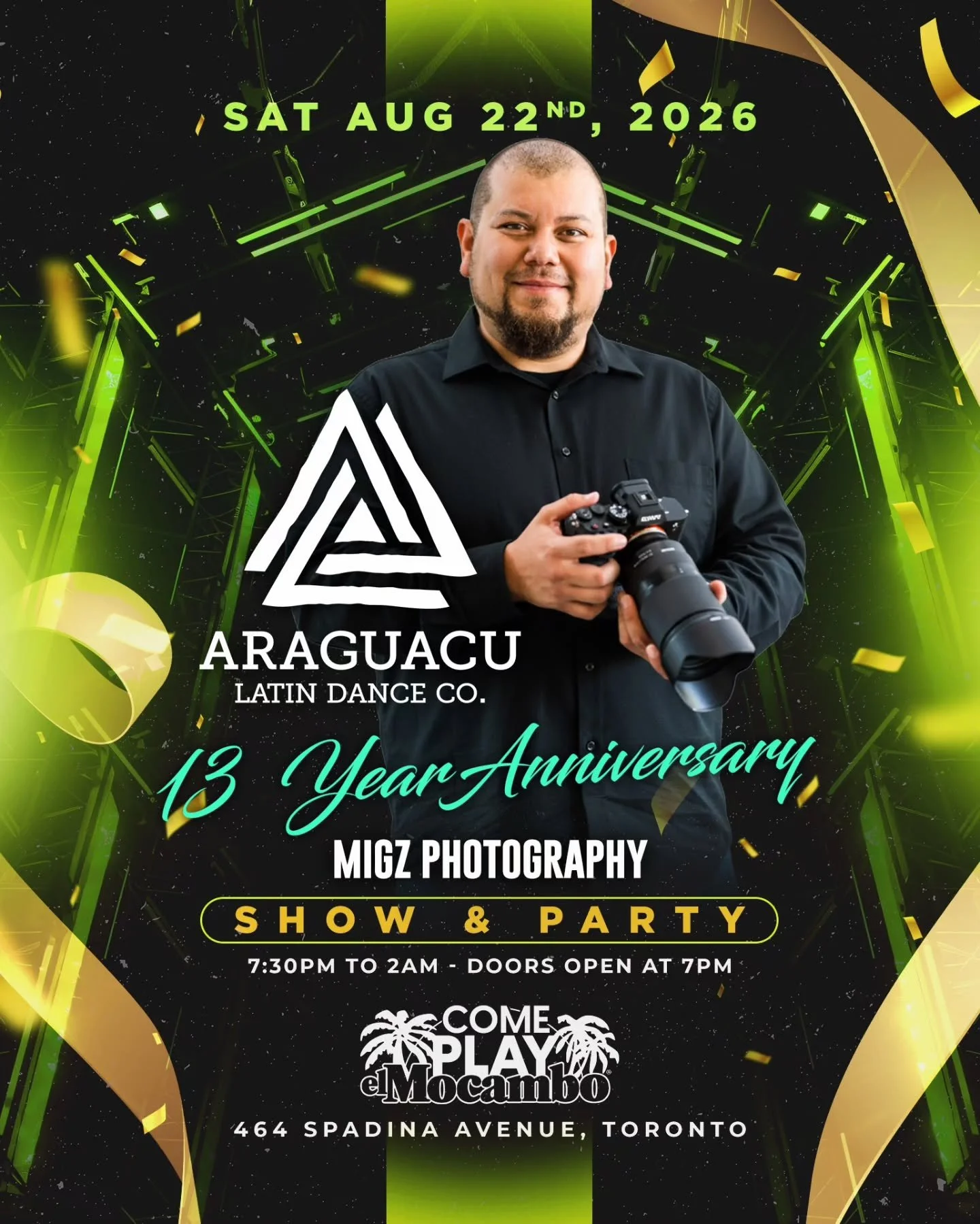 📸 CAPTURING THE MAGIC: MEET OUR MEDIA TEAM! 💥

An anniversary milestone *this* massive needs to be captured by the absolute best in the business! We are hyped to announce that the official media team for our **13 Year Anniversary Show &amp; Party**