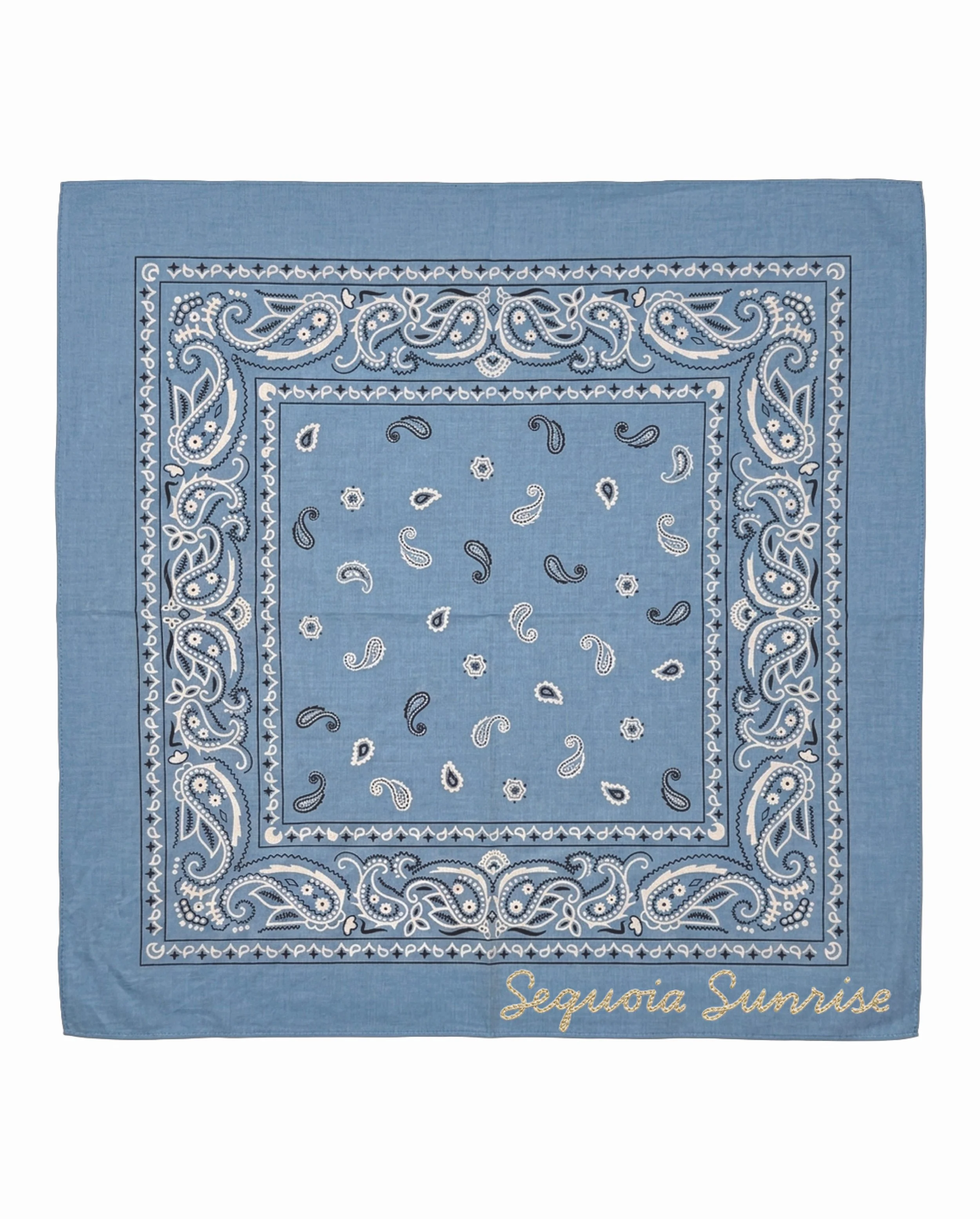 Sequoia Sunrise '26 Chambray Chain Stitched Bandana