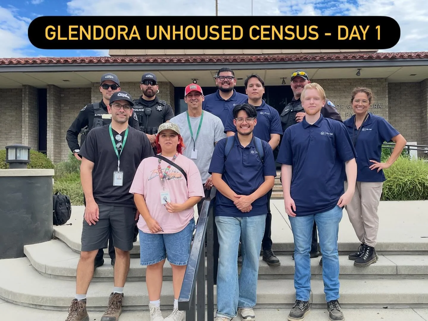 City Net, La Cada, and the Glendora Police Department partnered together for the City of Glendora last week, to census the unhoused population in their city. The data City Net collects and reports will help enable the city of Glendora with data-drive