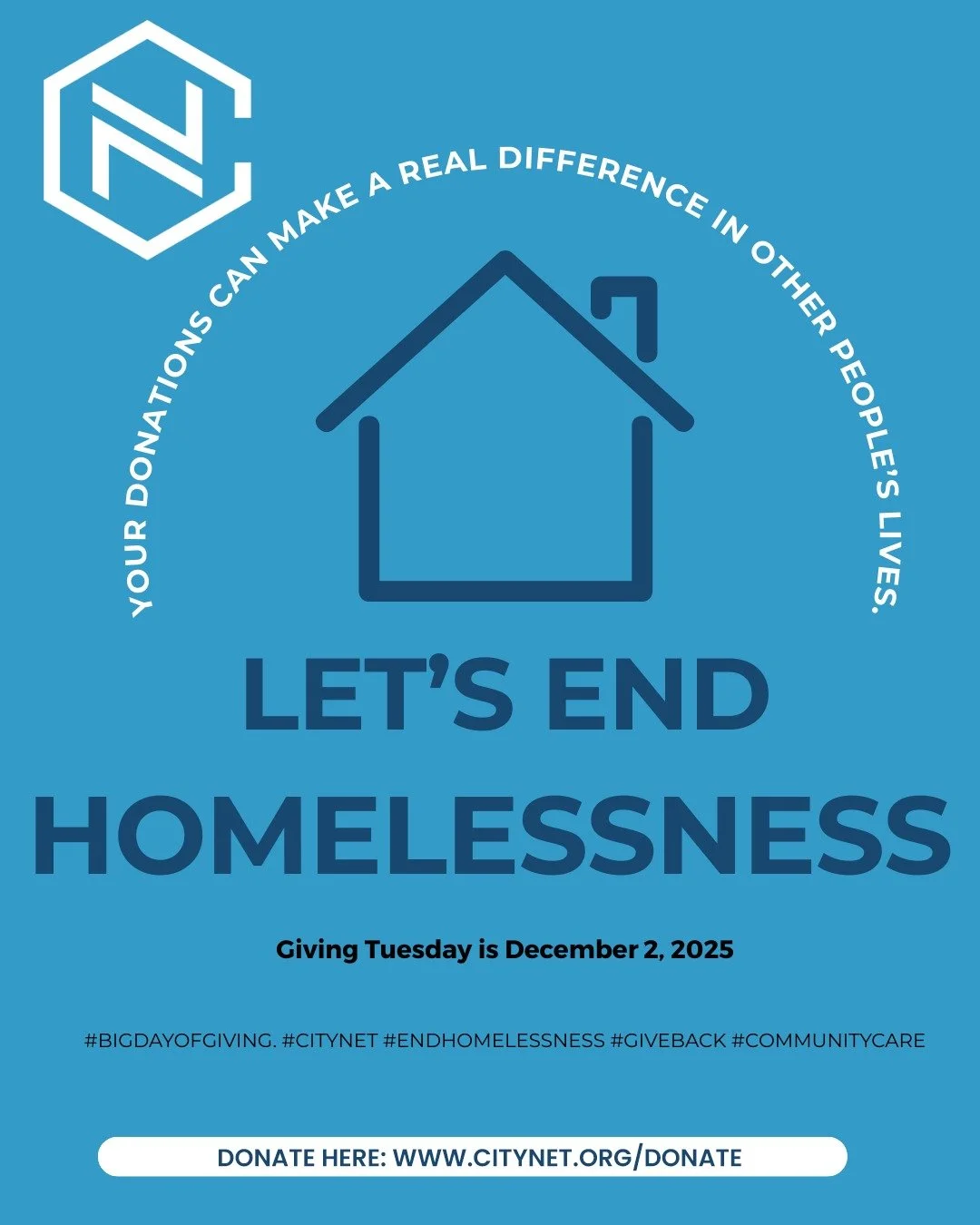 When you support us on Giving Tuesday (NEXT WEEK!), you&rsquo;re fueling real solutions across California&mdash;street outreach, hygiene kits, shelter programs, and family support services. One day of giving can change someone&rsquo;s entire year.

L