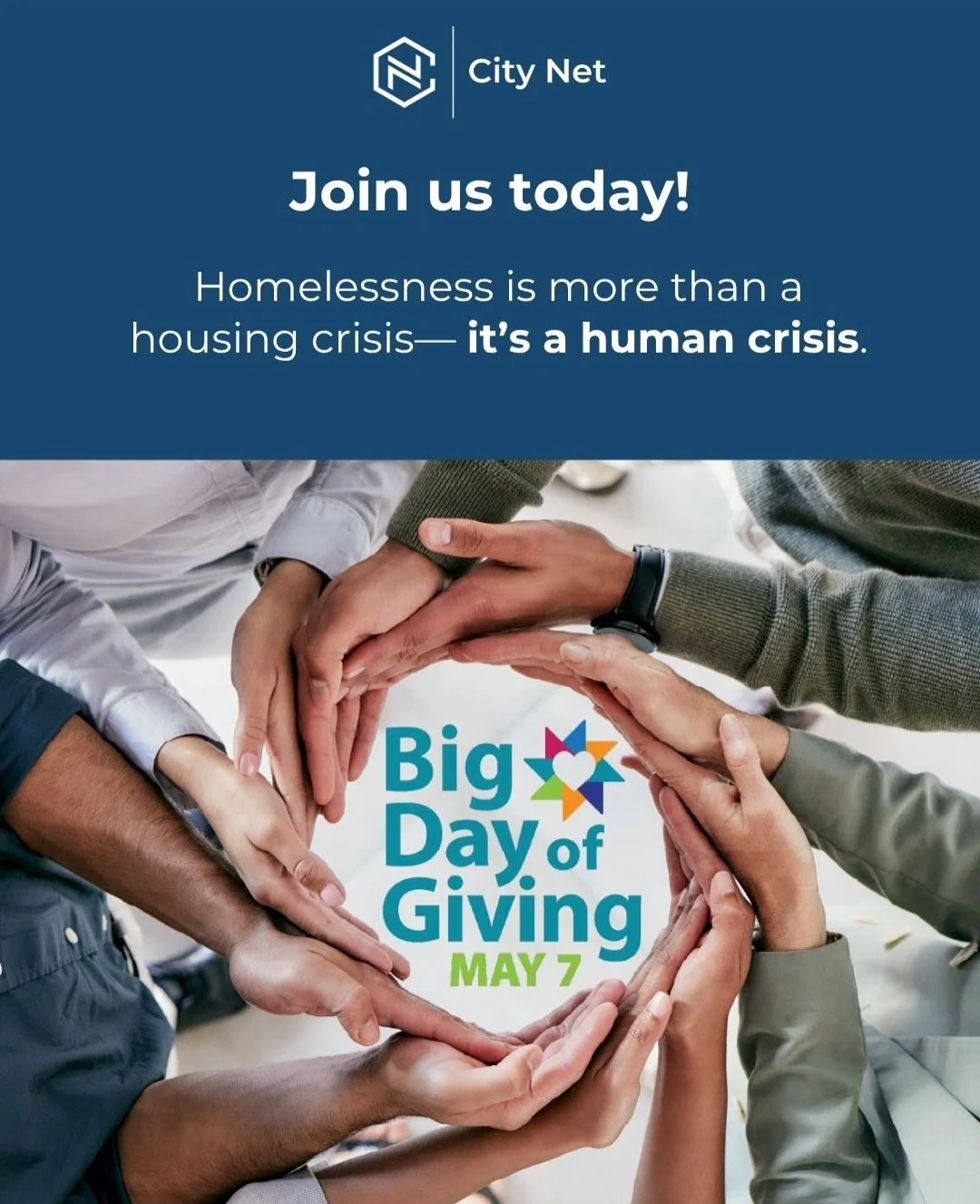 Big Day of Giving is here! 💙 Tag someone who believes everyone deserves a place to call home. 

Every gift helps move someone closer to housing, stability, and hope.

#BDOG2026
