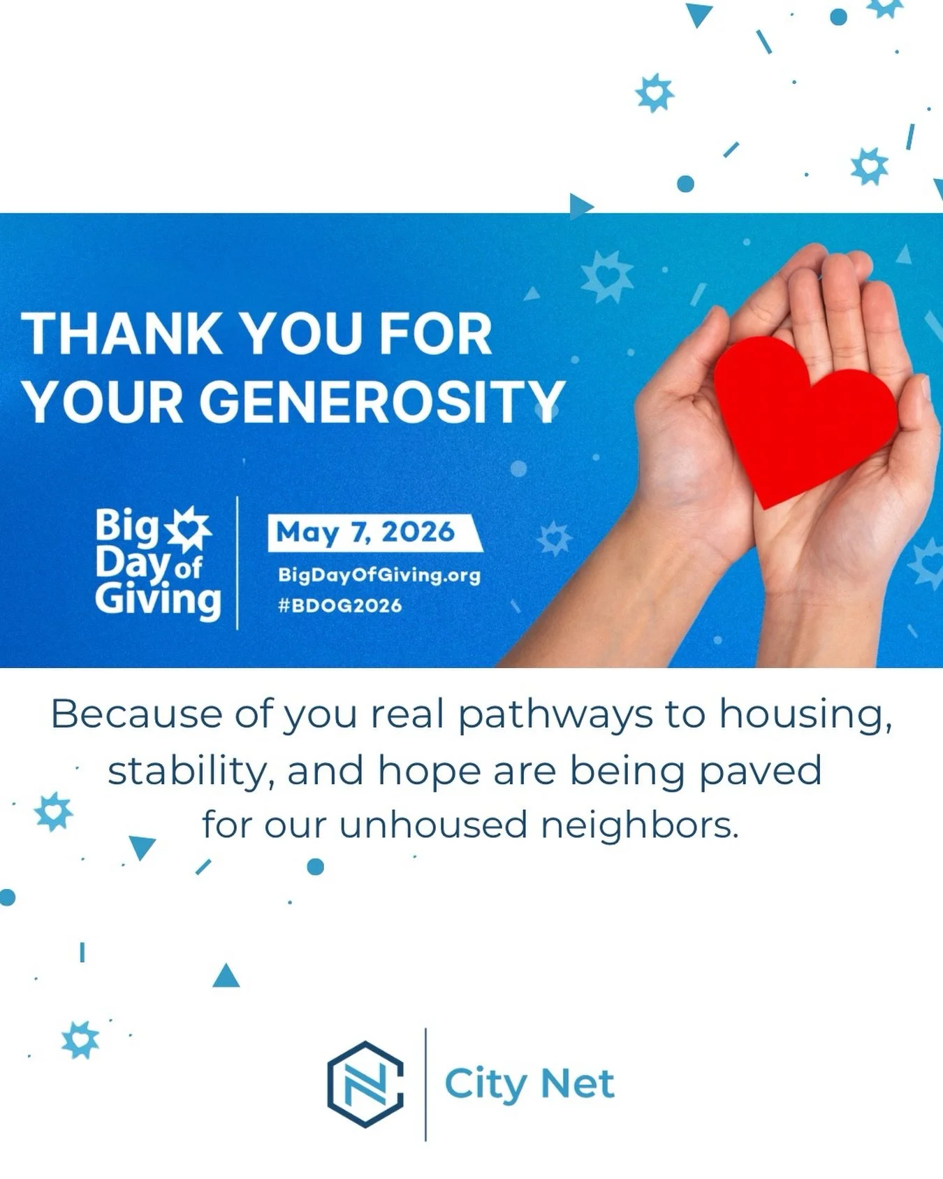 Thank you for showing up for our community! #BDOG

We&rsquo;re so grateful to everyone who gave, shared, and continues to support this mission with us. 💙