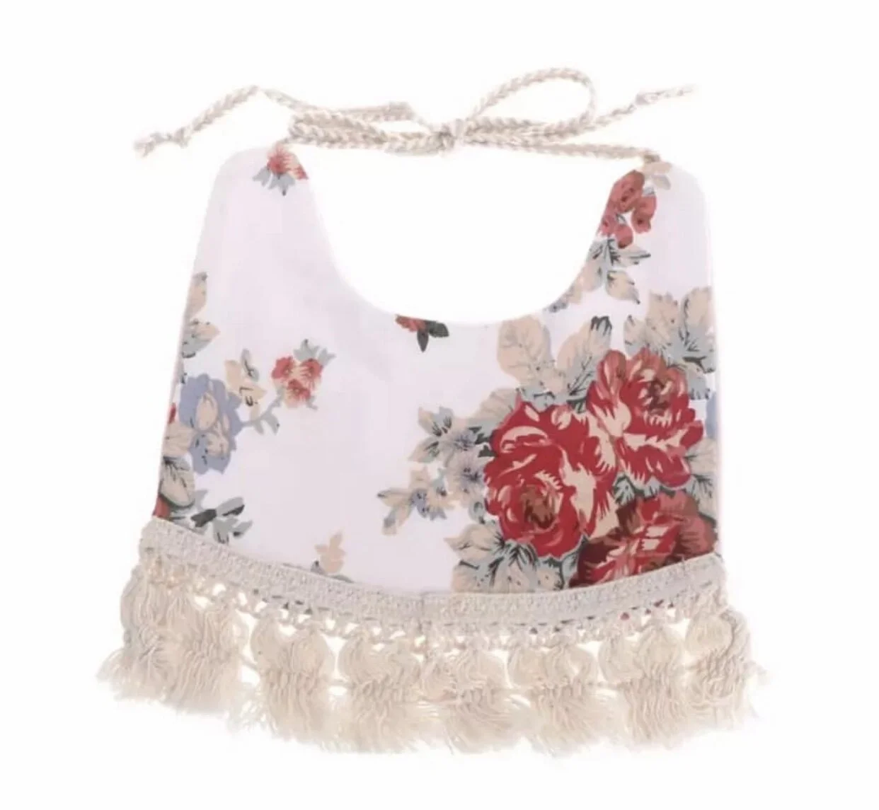 Floral Boho Bib