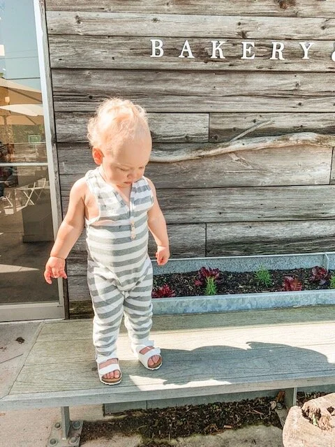 Baby Hampton in our Leroy Romper