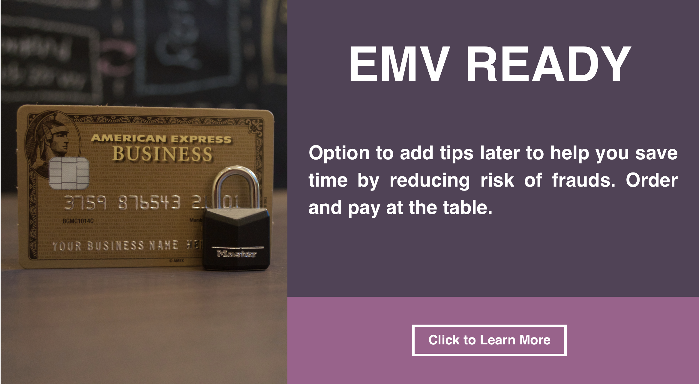 EMV and NFC Ready since 2017