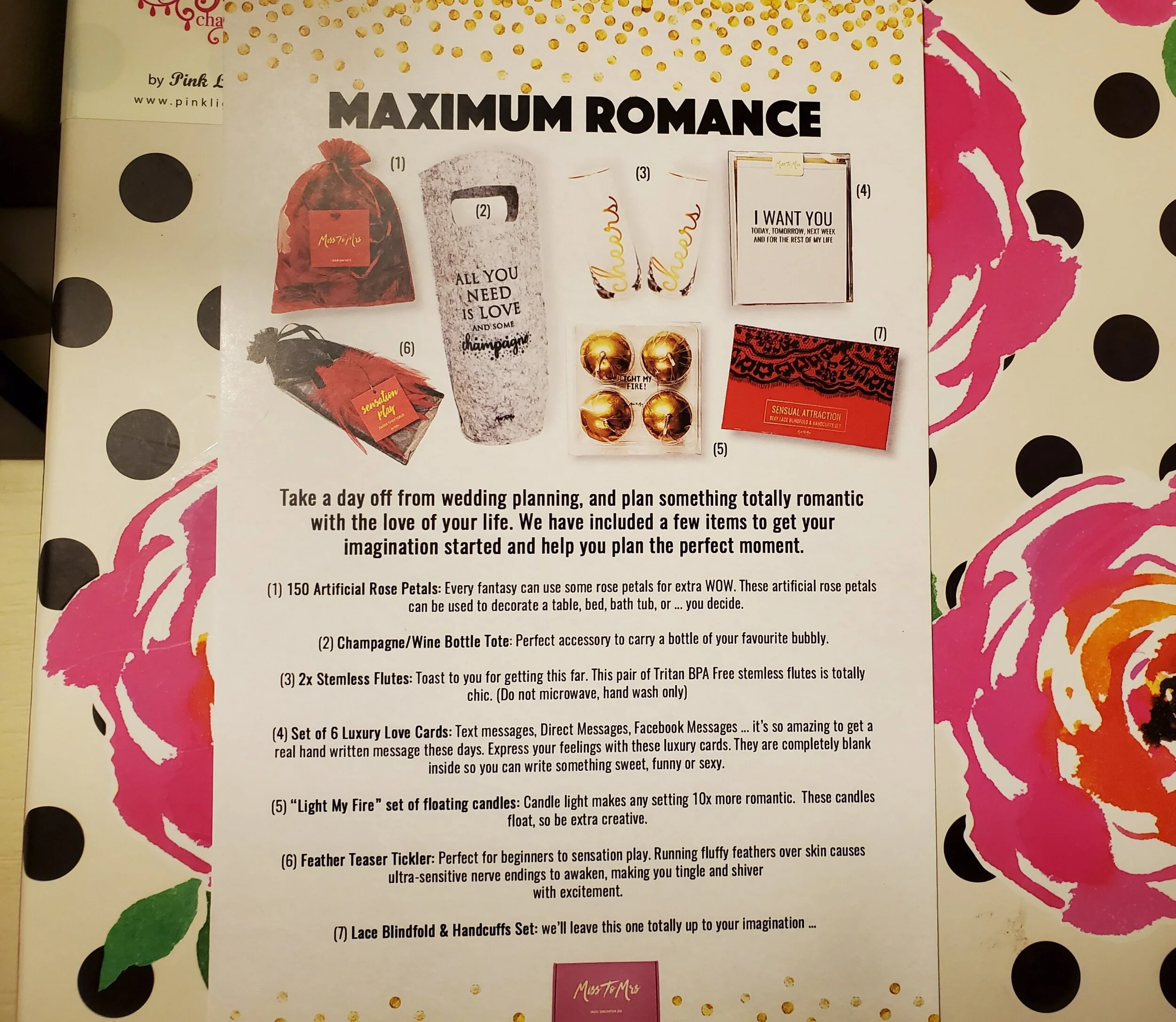 Miss to Mrs. “Maximum Romance" Unboxing