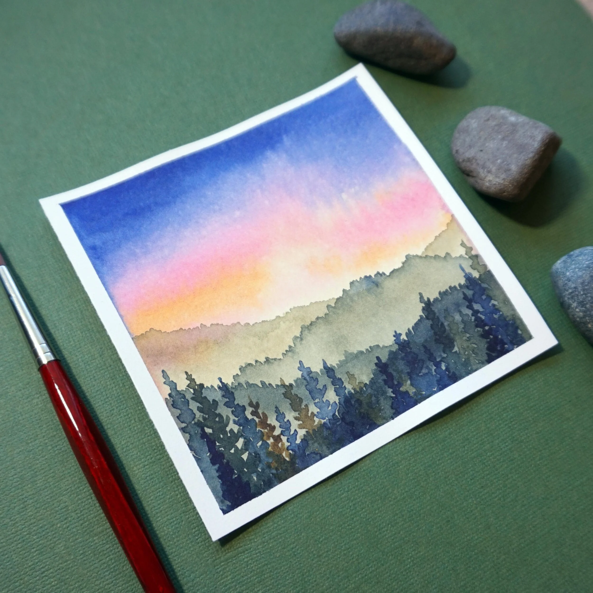 絵画 Lone Mountain 絵画 Lone Mountain Hiroyuki Uchida | Good -looking Lone
