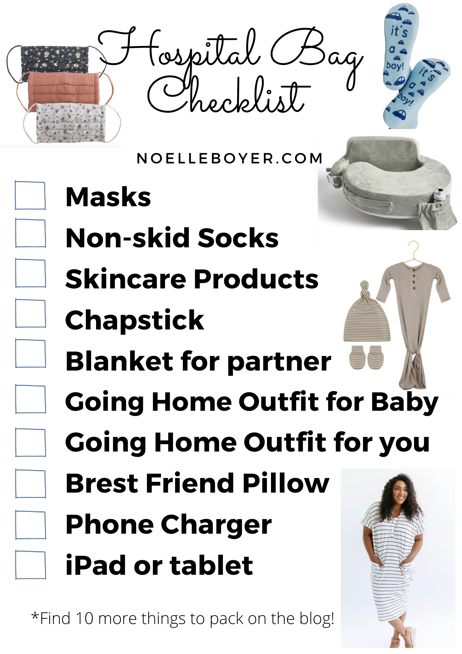 Hospital Bag Checklist, What to Pack for Baby