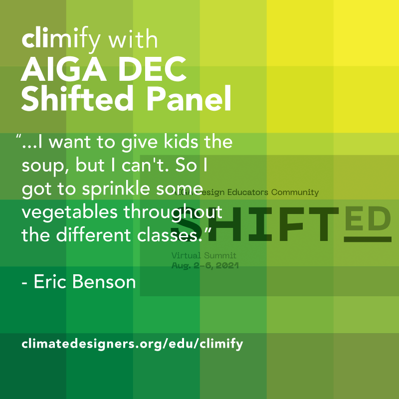 Shifting Designers to Tackle Climate Change episode artwork