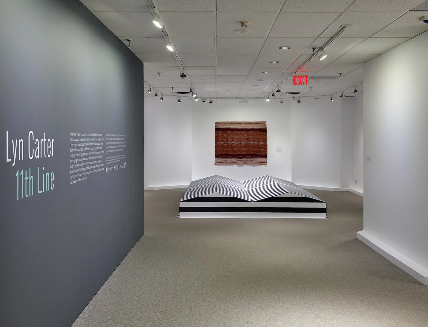 Lyn Carter: 11th Line, solo exhibition at Textile Museum of Canada 2015/16