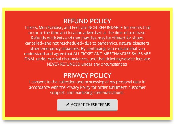 5.Click on Accept These Terms Tab