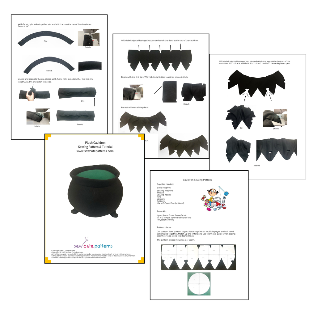 Cat in Costume Sewing Pattern Sew Cute Patterns