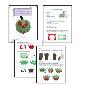 Plush Skull and Bone Sewing Pattern — Sew Cute Patterns