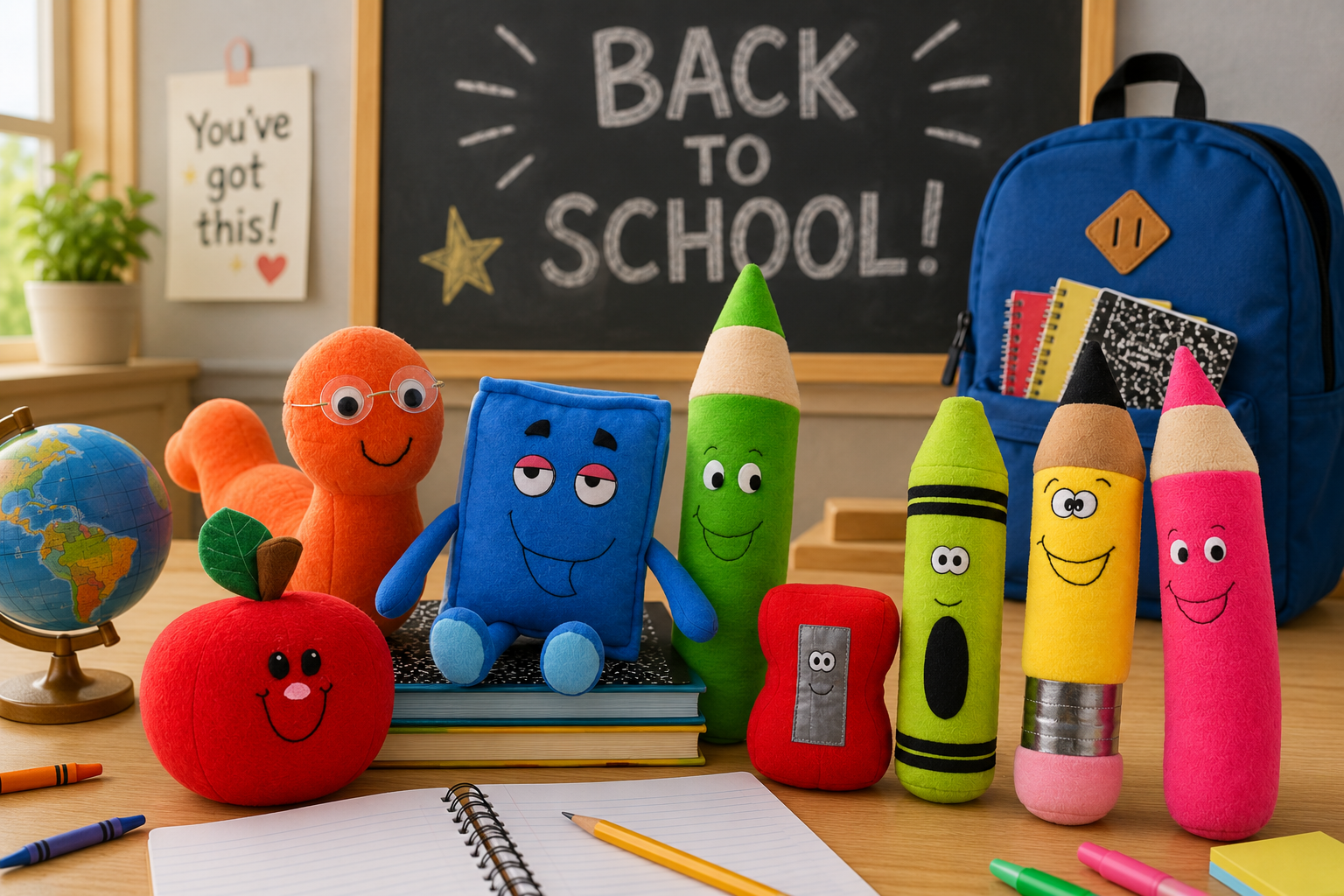 Emotional Support Back-to-School Plushies