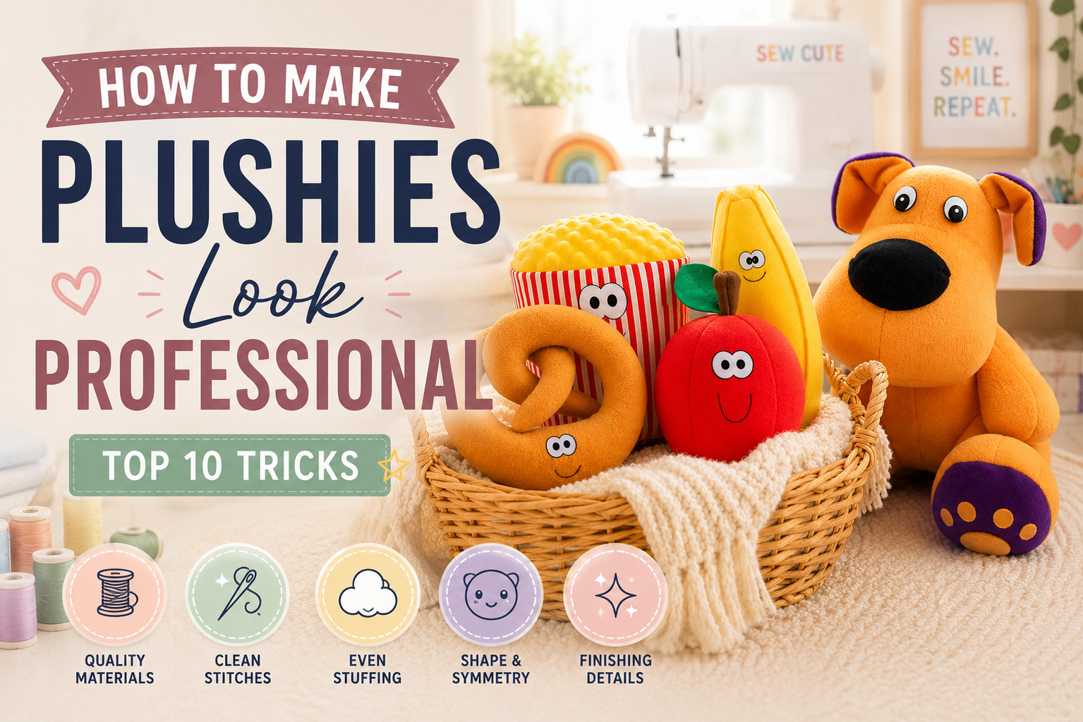 🧸 How to Make Plushies Look Professional (Top 10 Tricks)