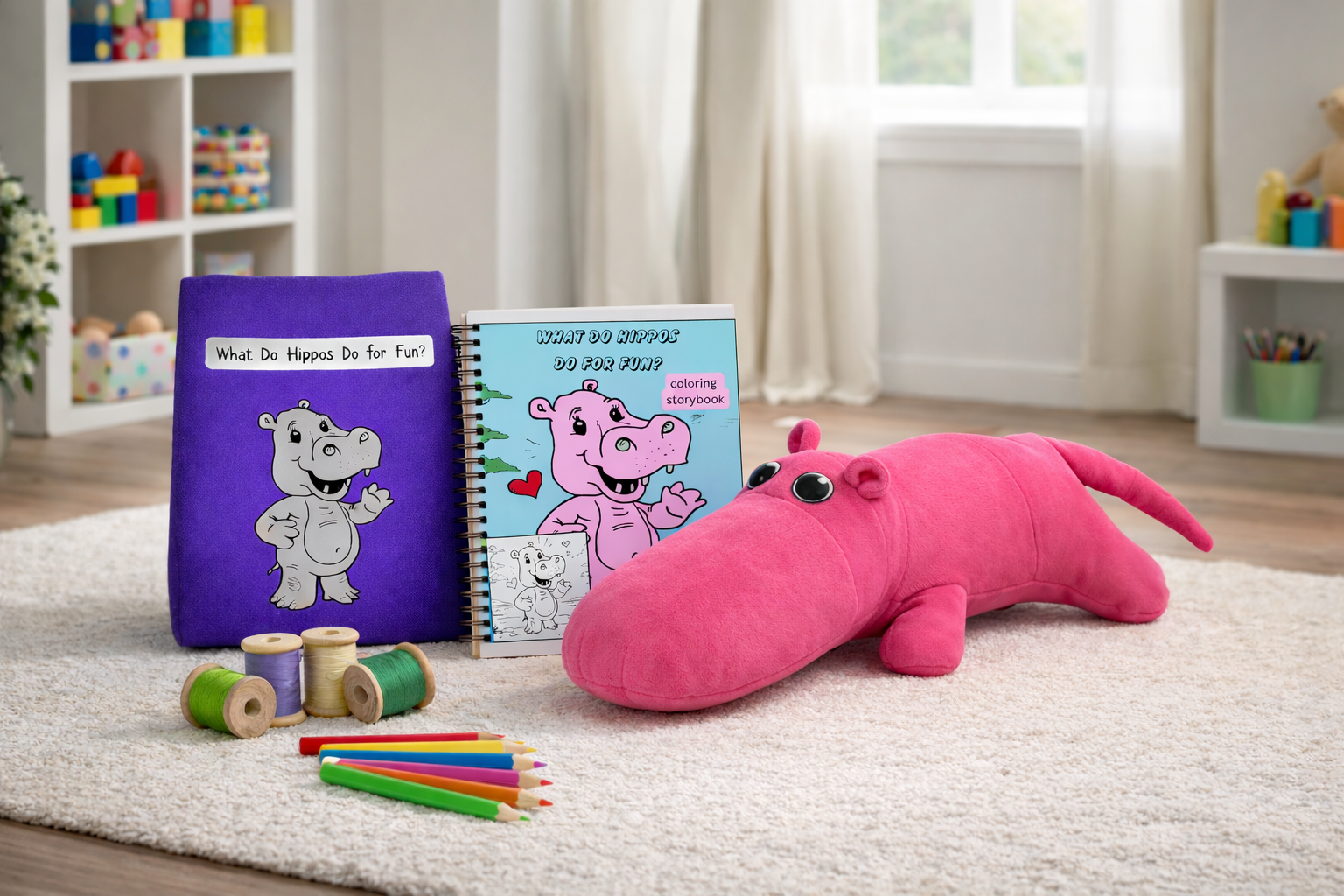 Hippo Hooray! Meet Our Sweetest Sew-Along Storytime Trio