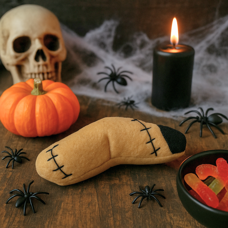 A Finger-Lickin’ Fright: Free Severed Finger Pattern &amp; Tutorial 👻🩸