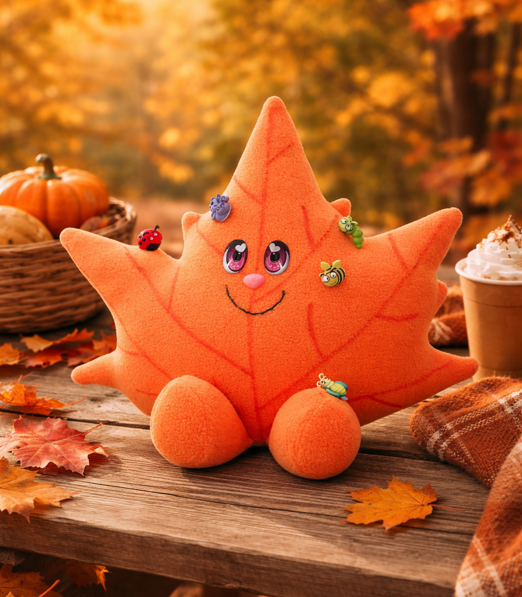 Sew Your Own Un-be-leaf-able Plush Leaf! 🍂