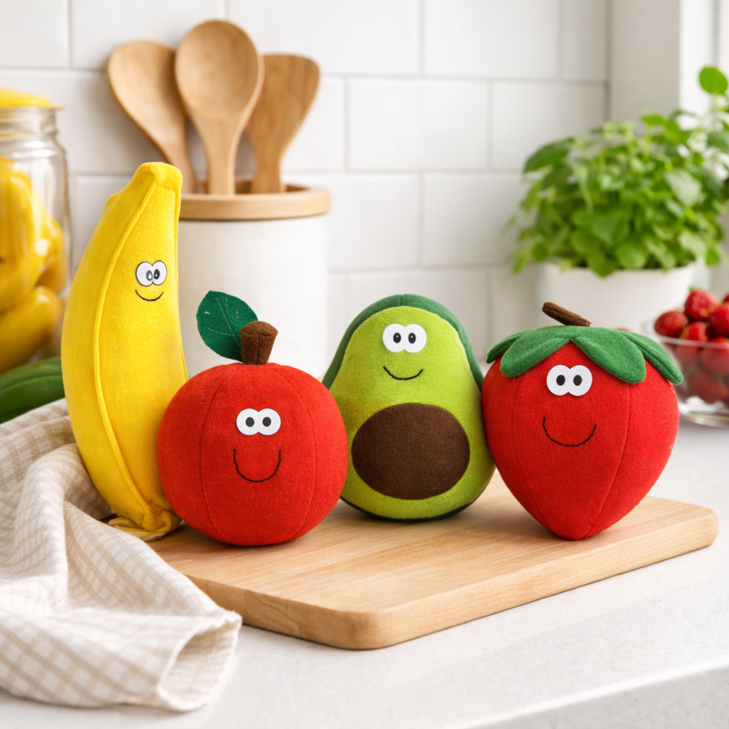 Farm to Fabric Table: DIY Plush Produce Patterns